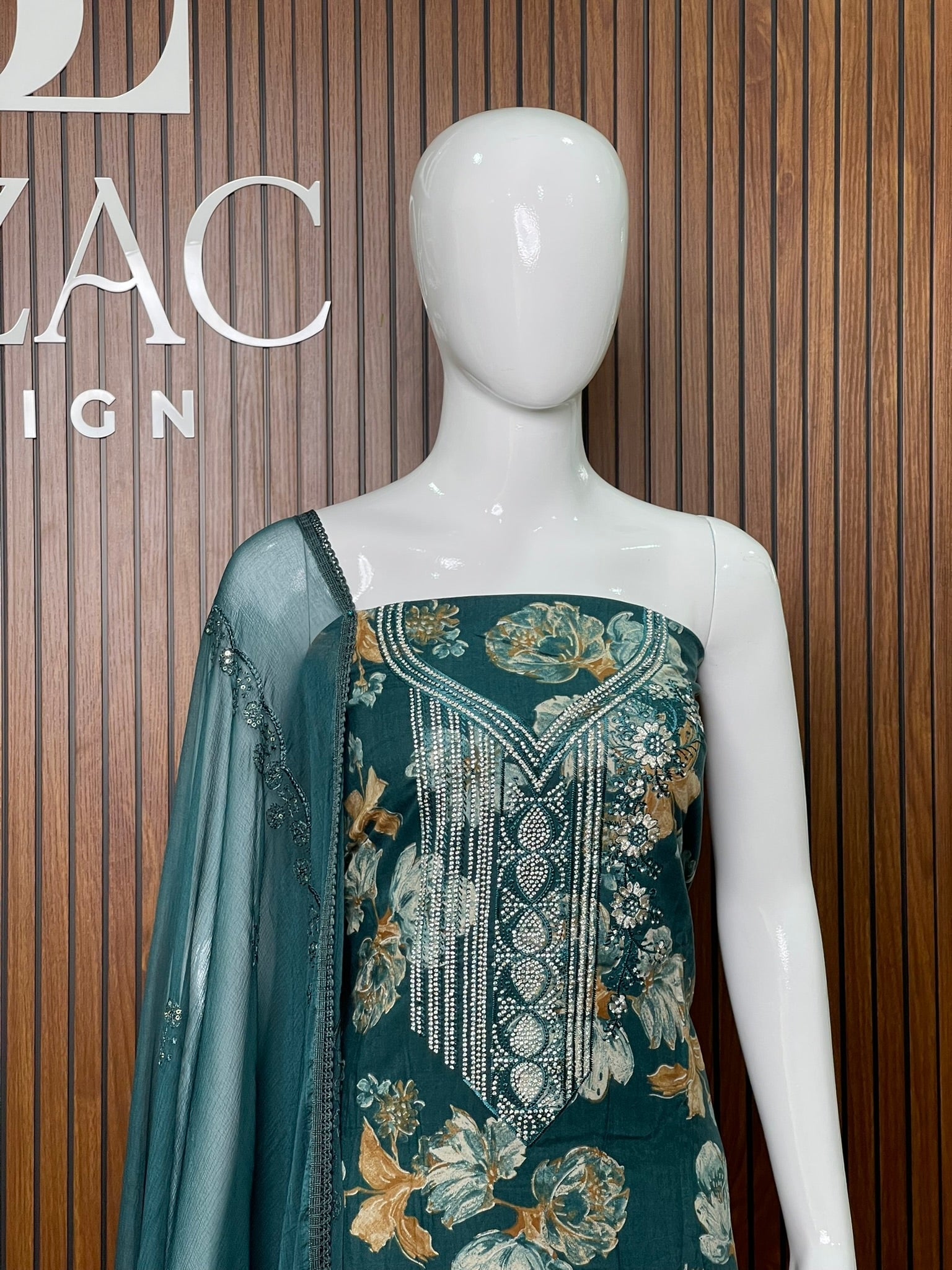 Unstitched Salwar Set