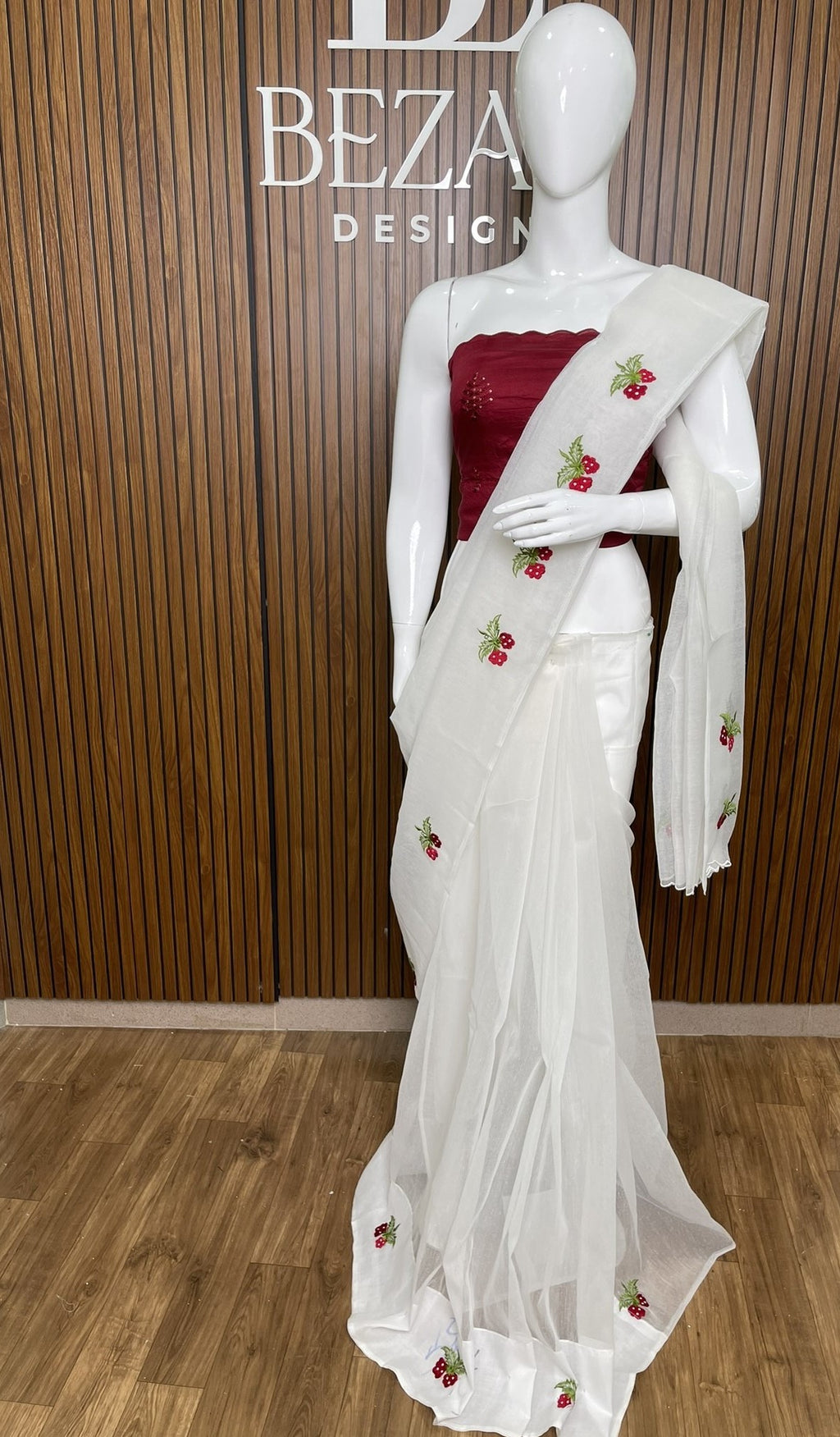 Embroidered Saree