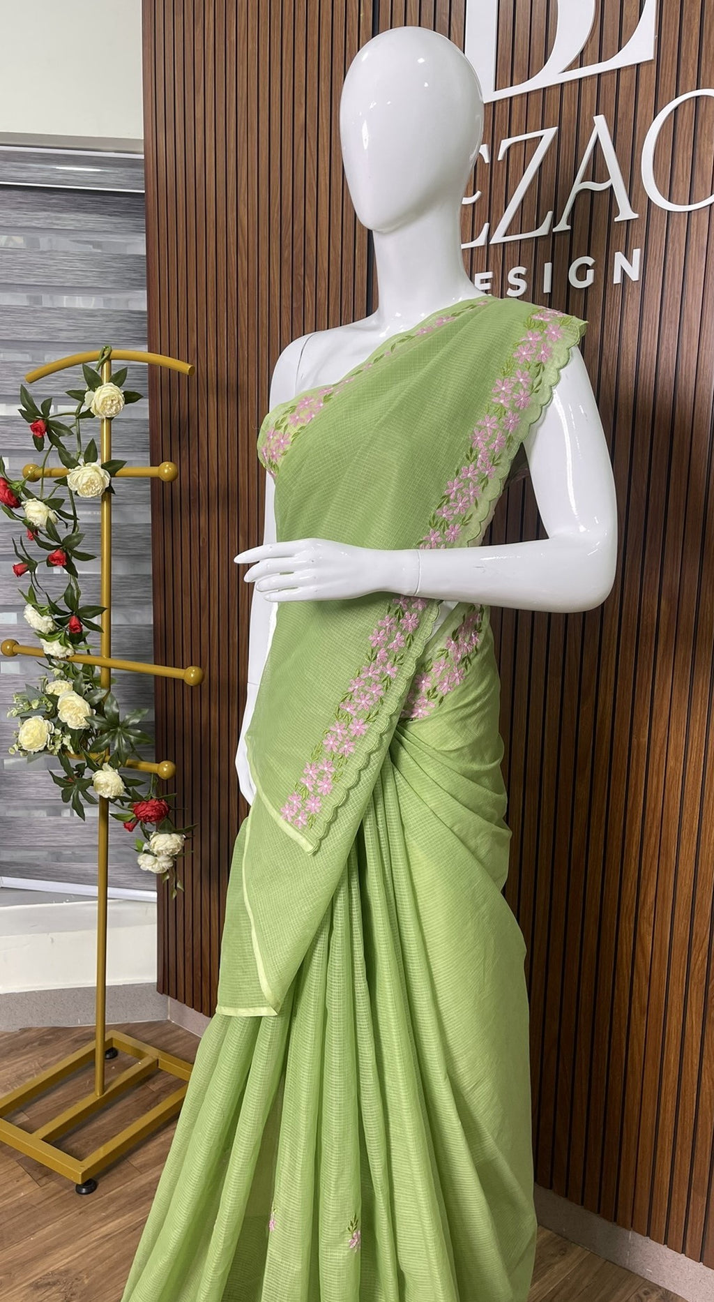 Embroidered Saree