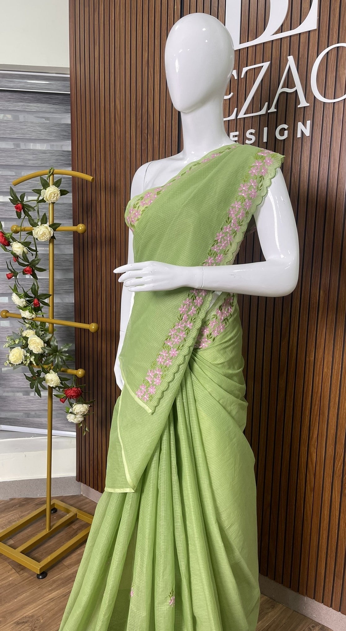 Embroidered Saree