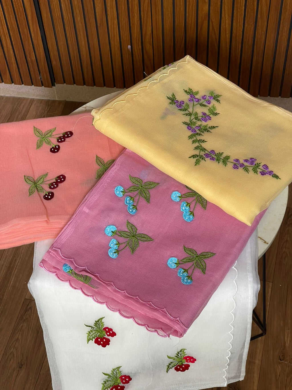 Embroidered Saree