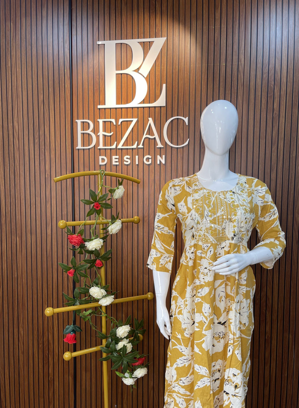 Printed Rayon Cotton Kurti