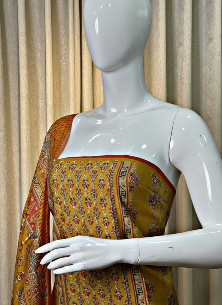 Unstitched Salwar Set