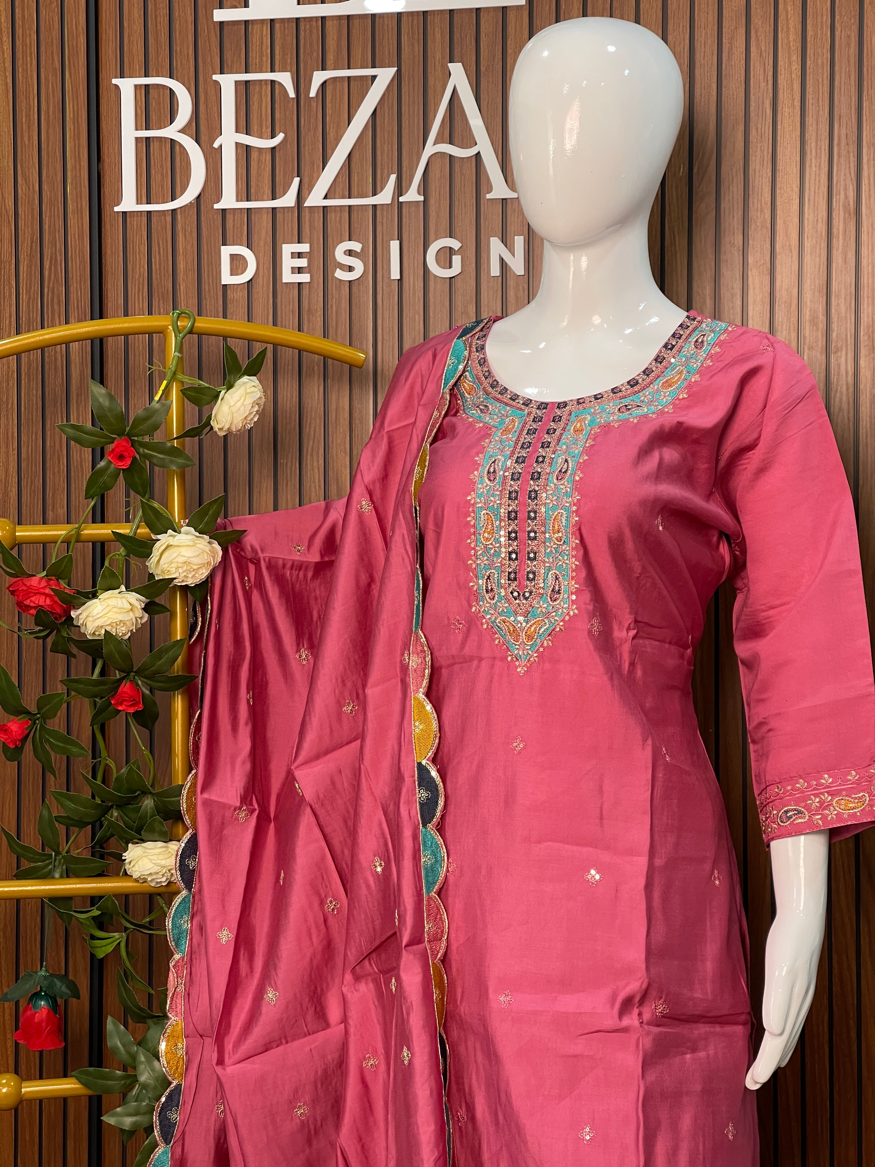 Modal Silk Salwar Set