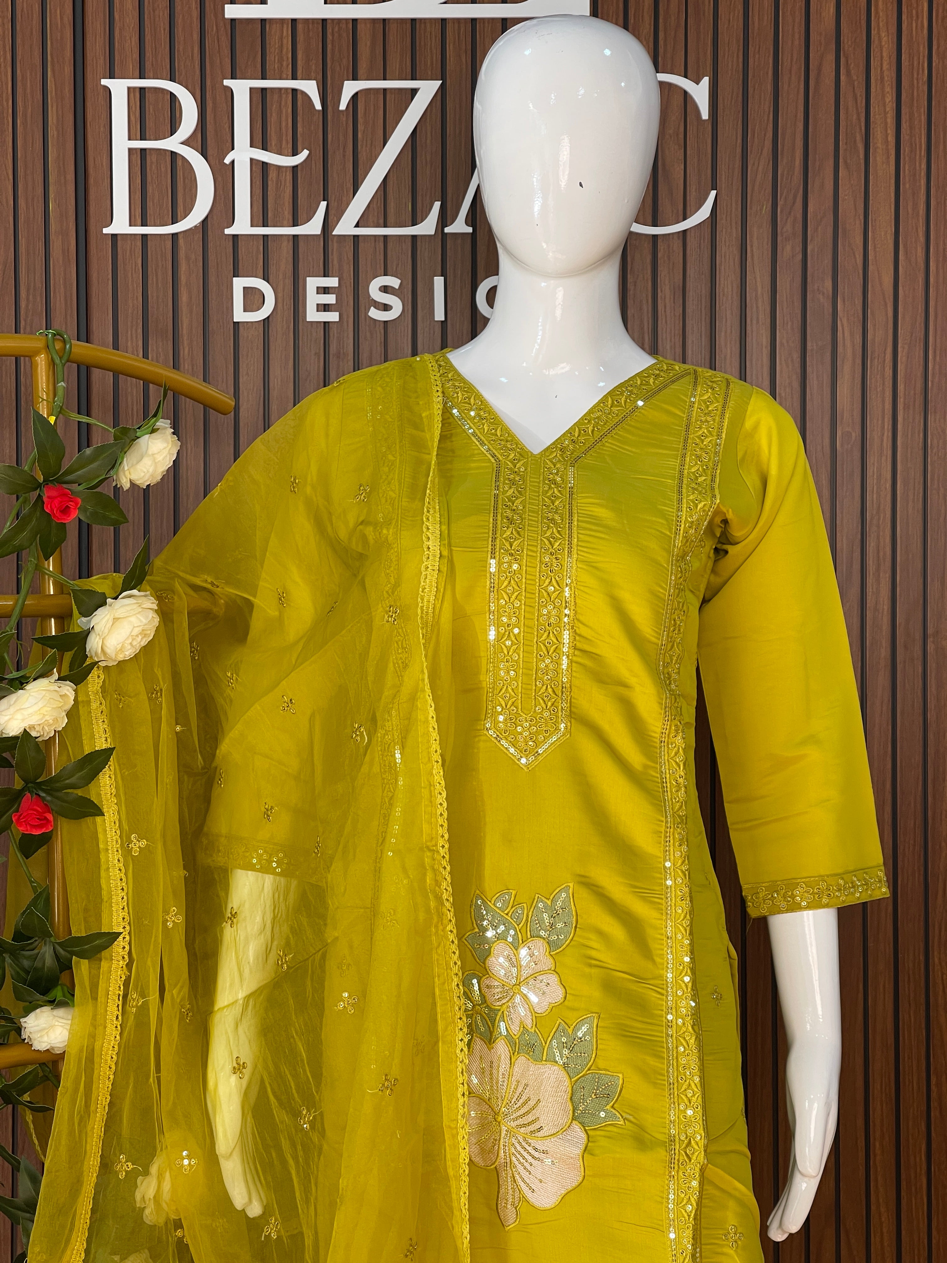 Roman Silk Salwar set