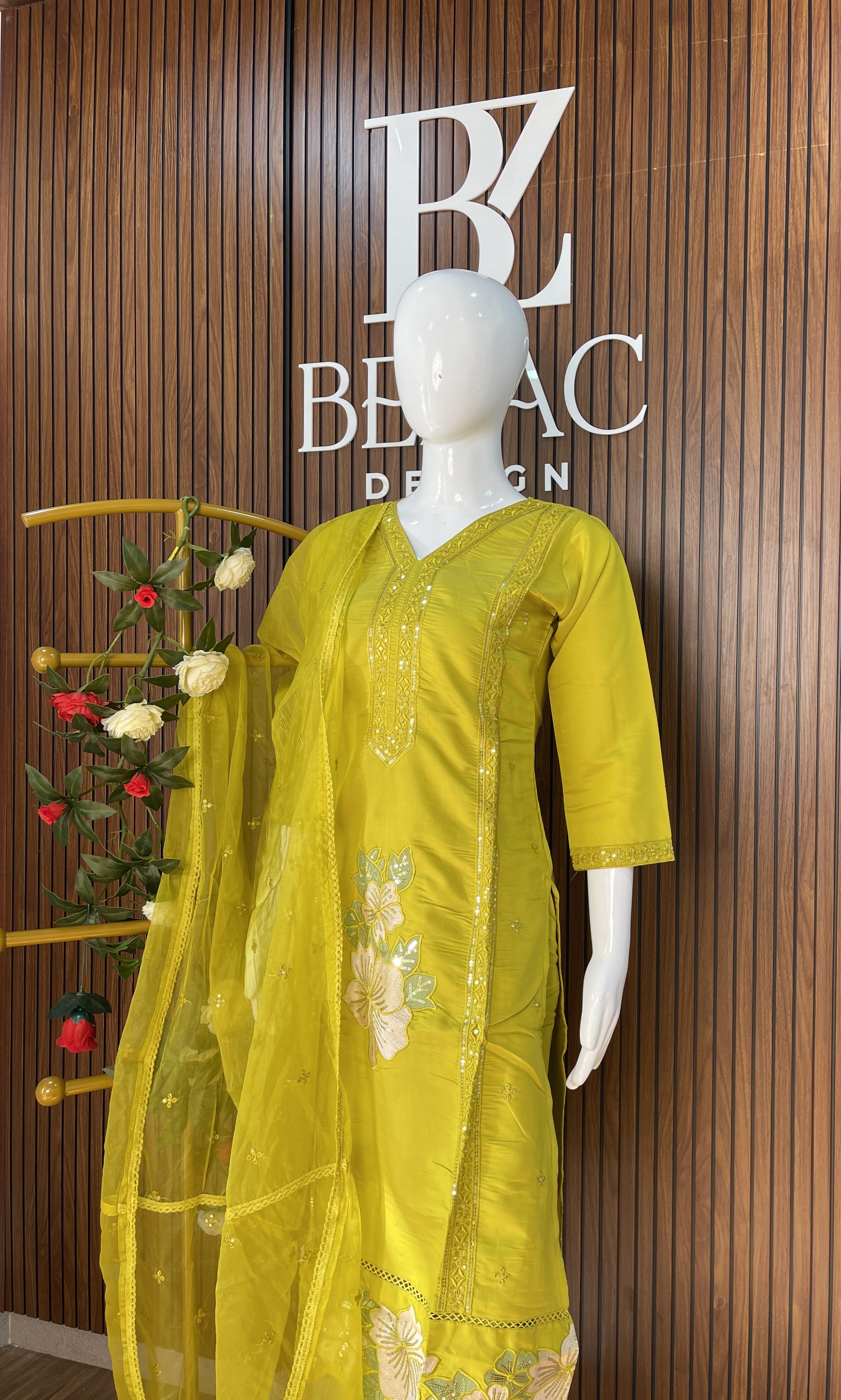 Roman Silk Salwar set