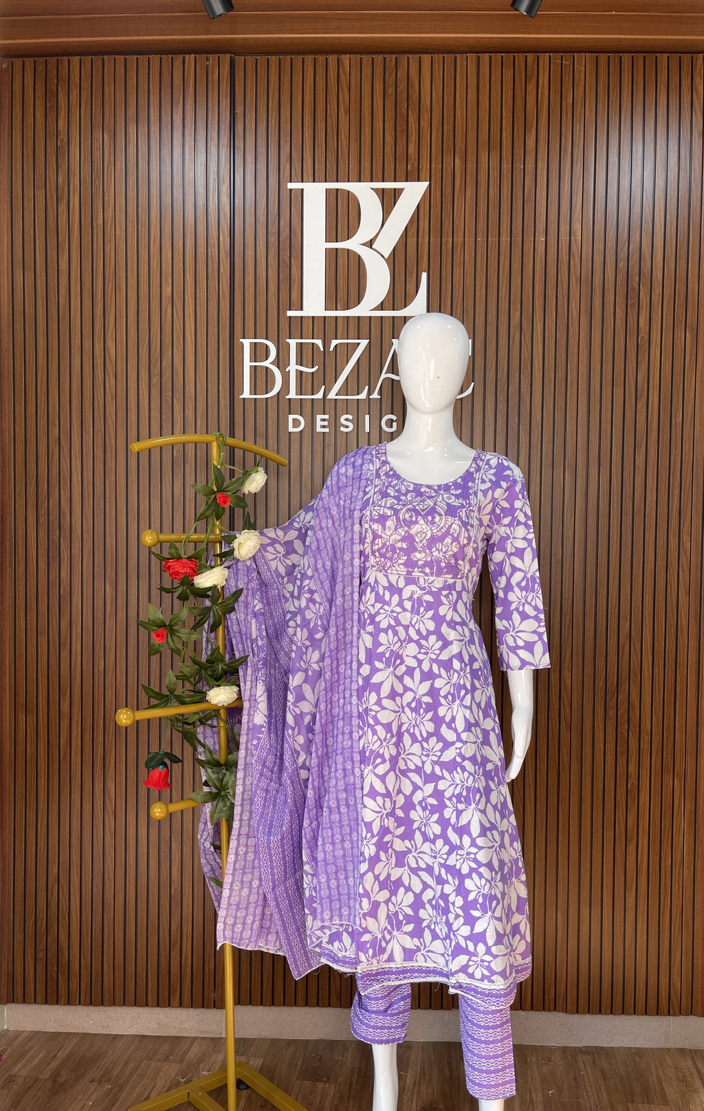 Printed Cotton Salwar set.