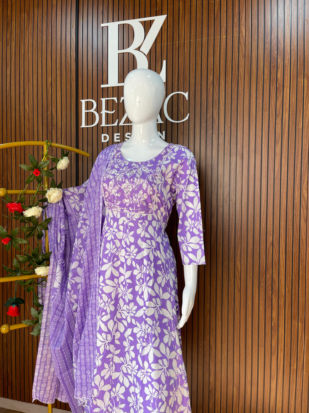 Printed Cotton Salwar set.