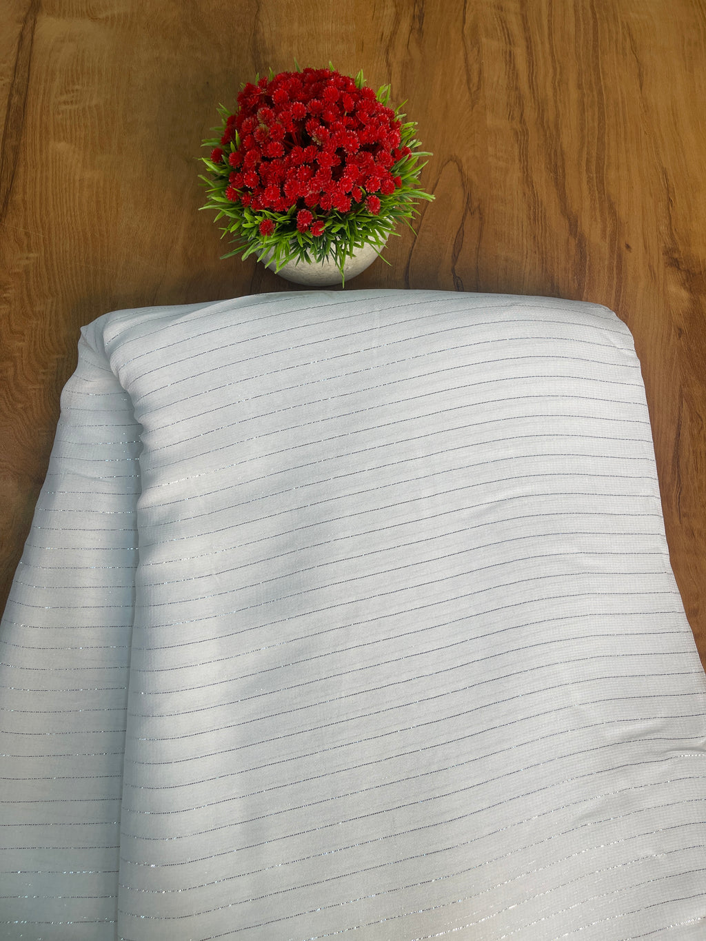 Georgette Silver Lined fabric