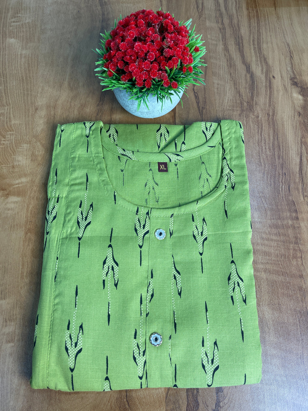 Printed Cotton Feeding Kurti