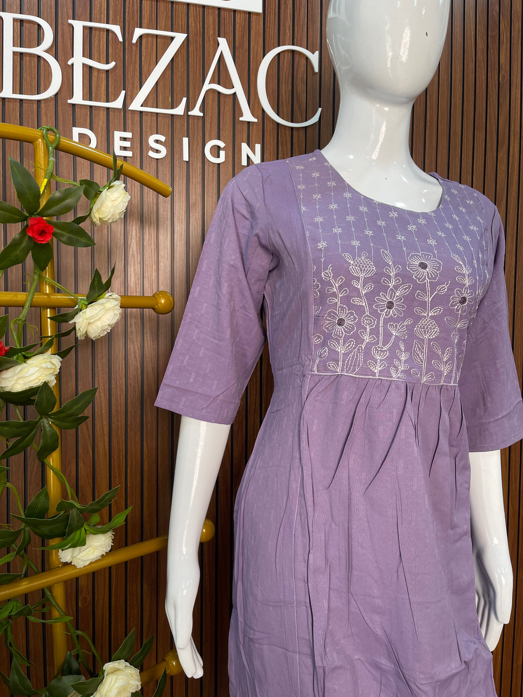 Plain Rayon Kurti