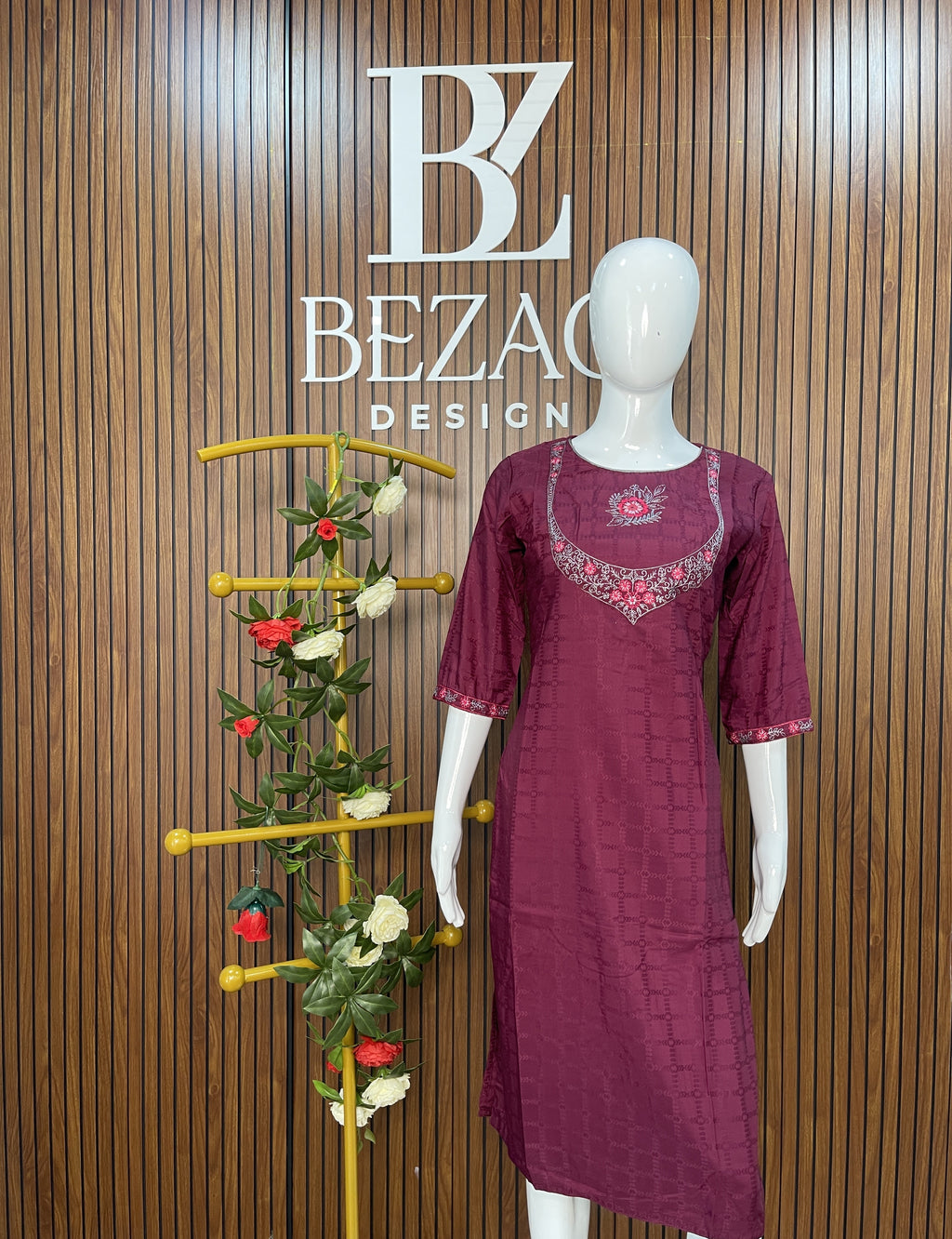 Plain Rayon Kurti