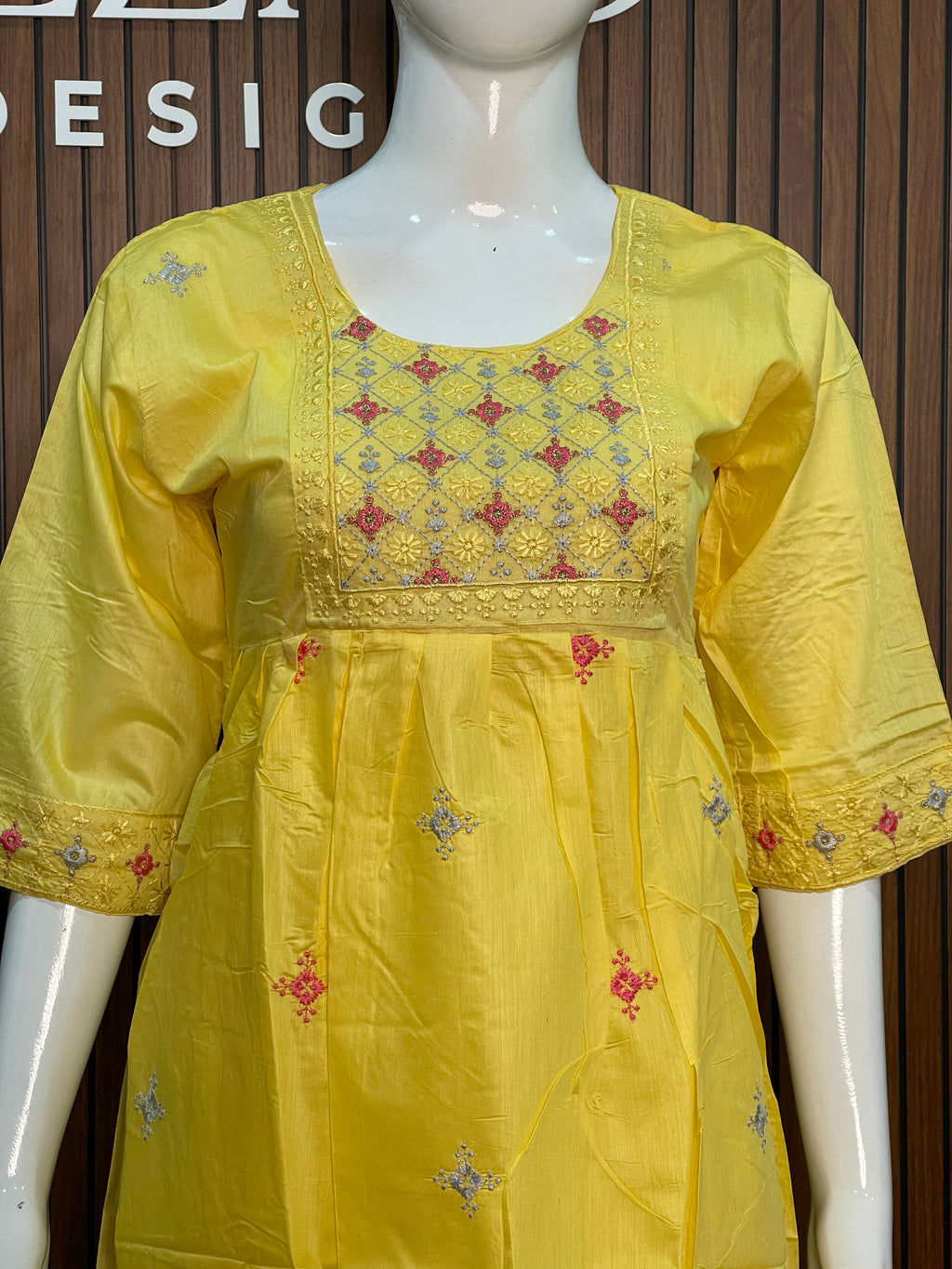 Chanderi Short Kurti