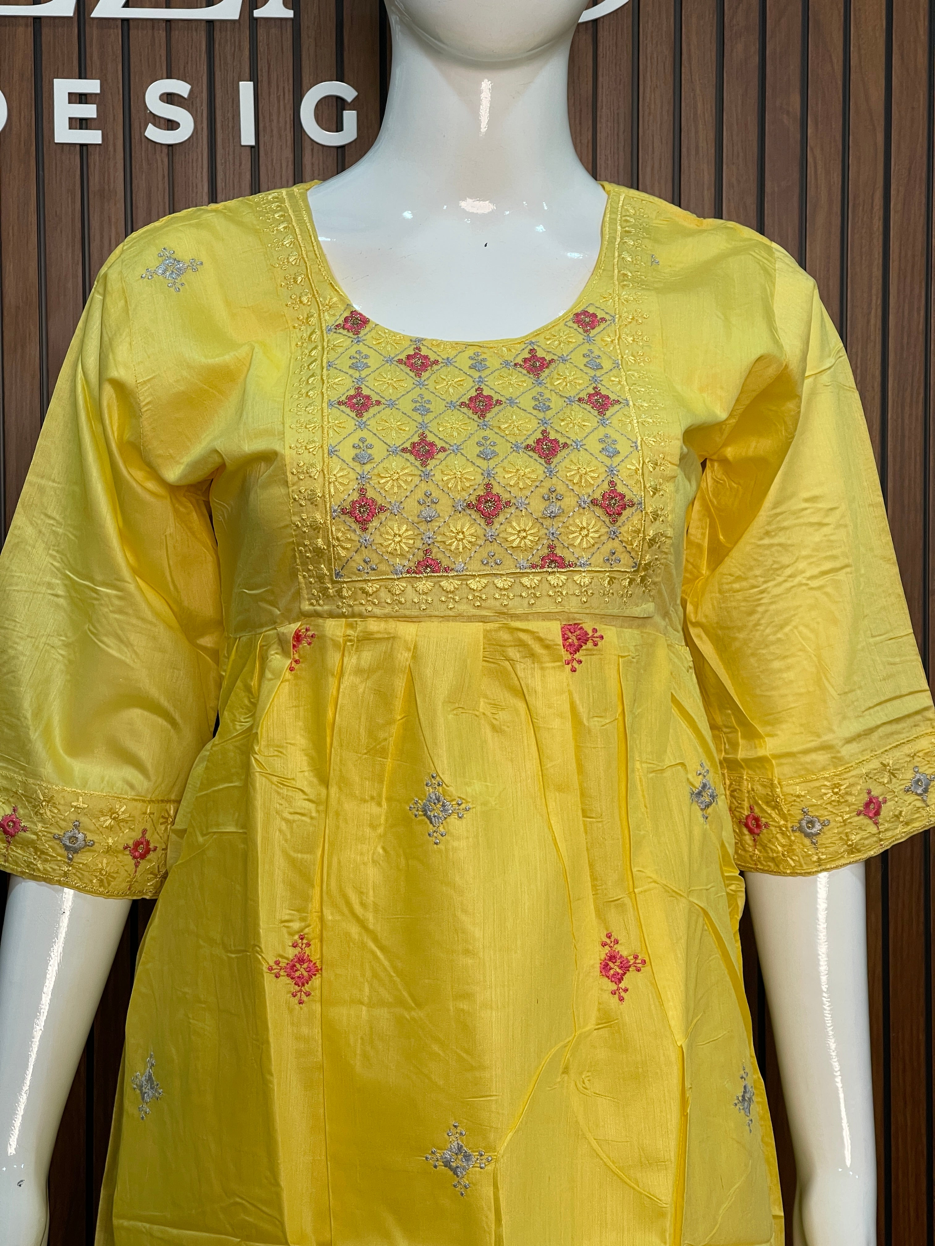 Chanderi Short Kurti