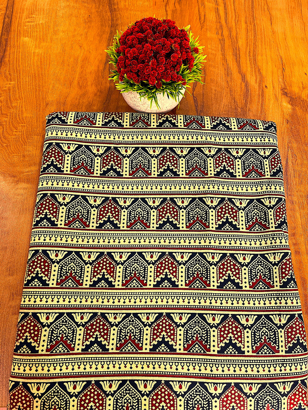 Cotton Ajrak Print