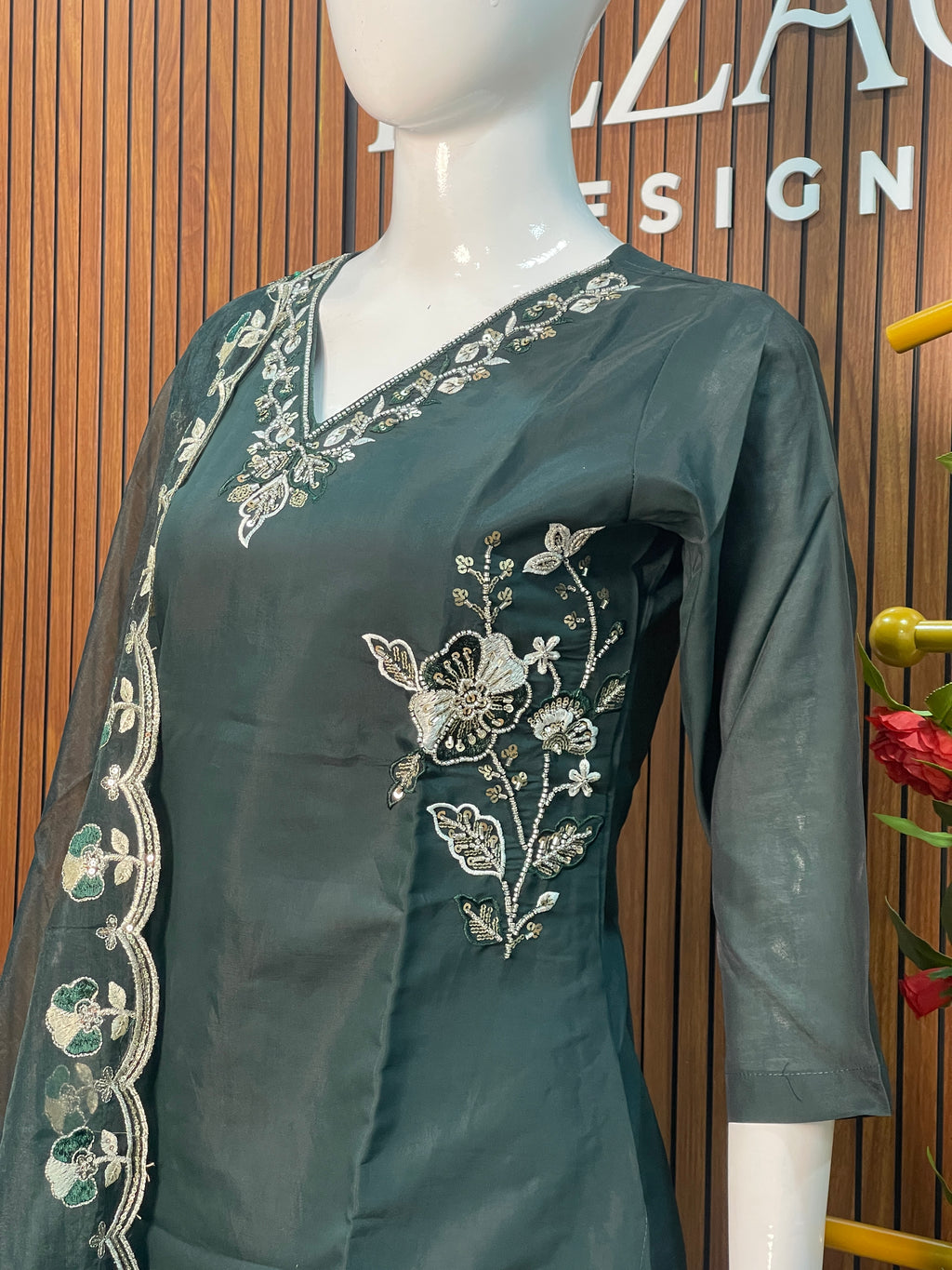 Glass Organza Salwar Set