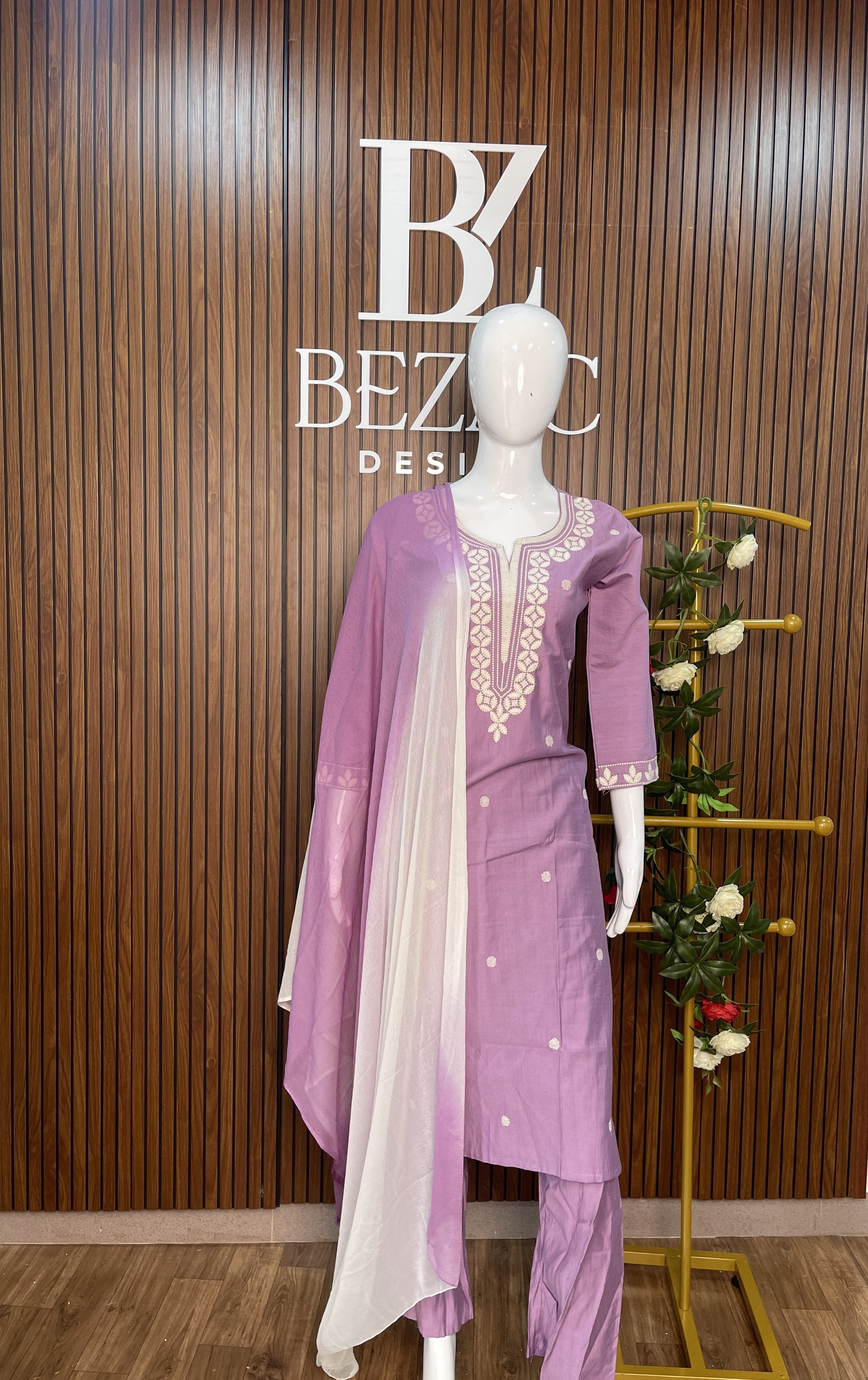 Cotton Slub Salwar Set