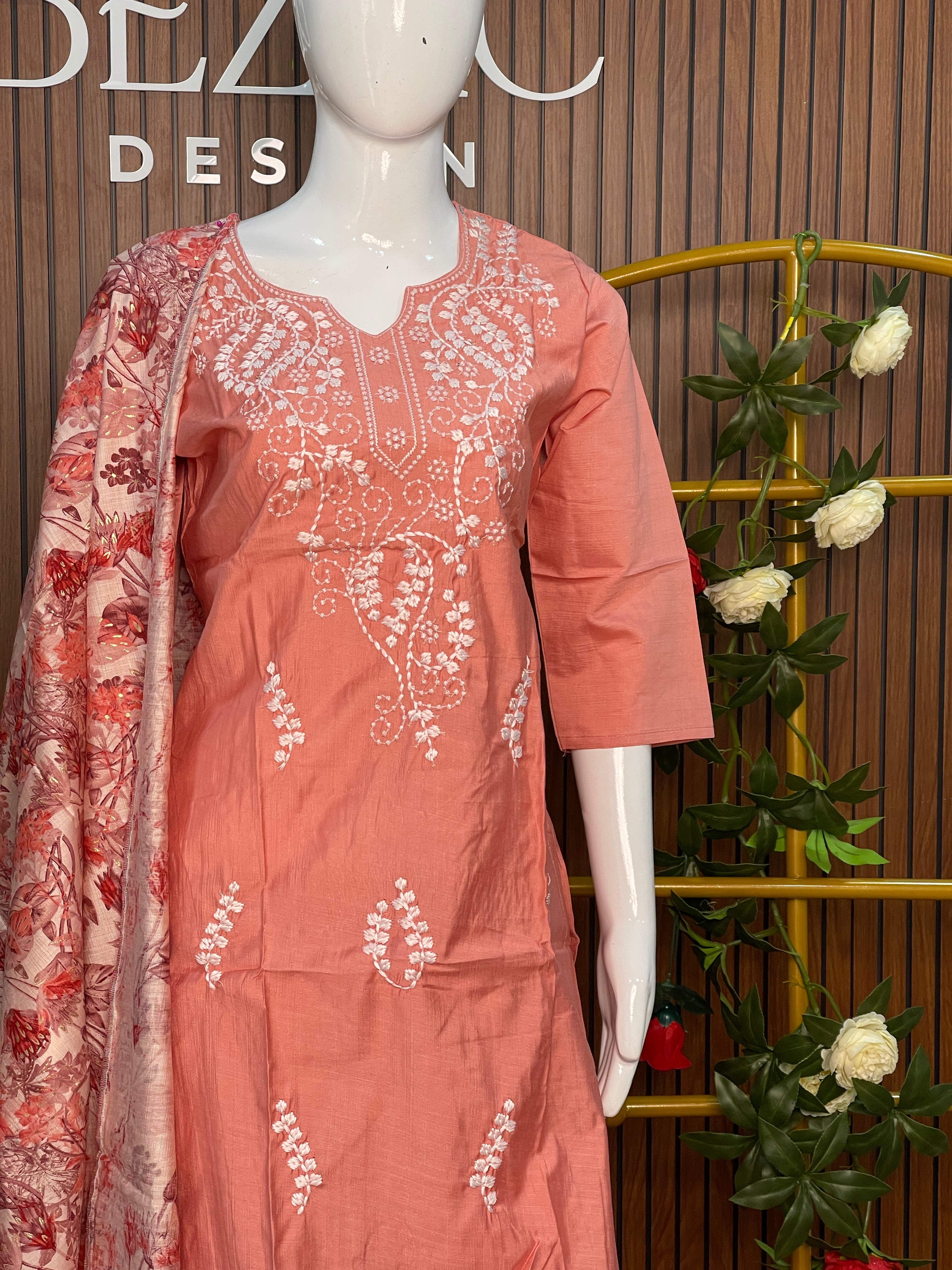 Cotton Slub Salwar Set