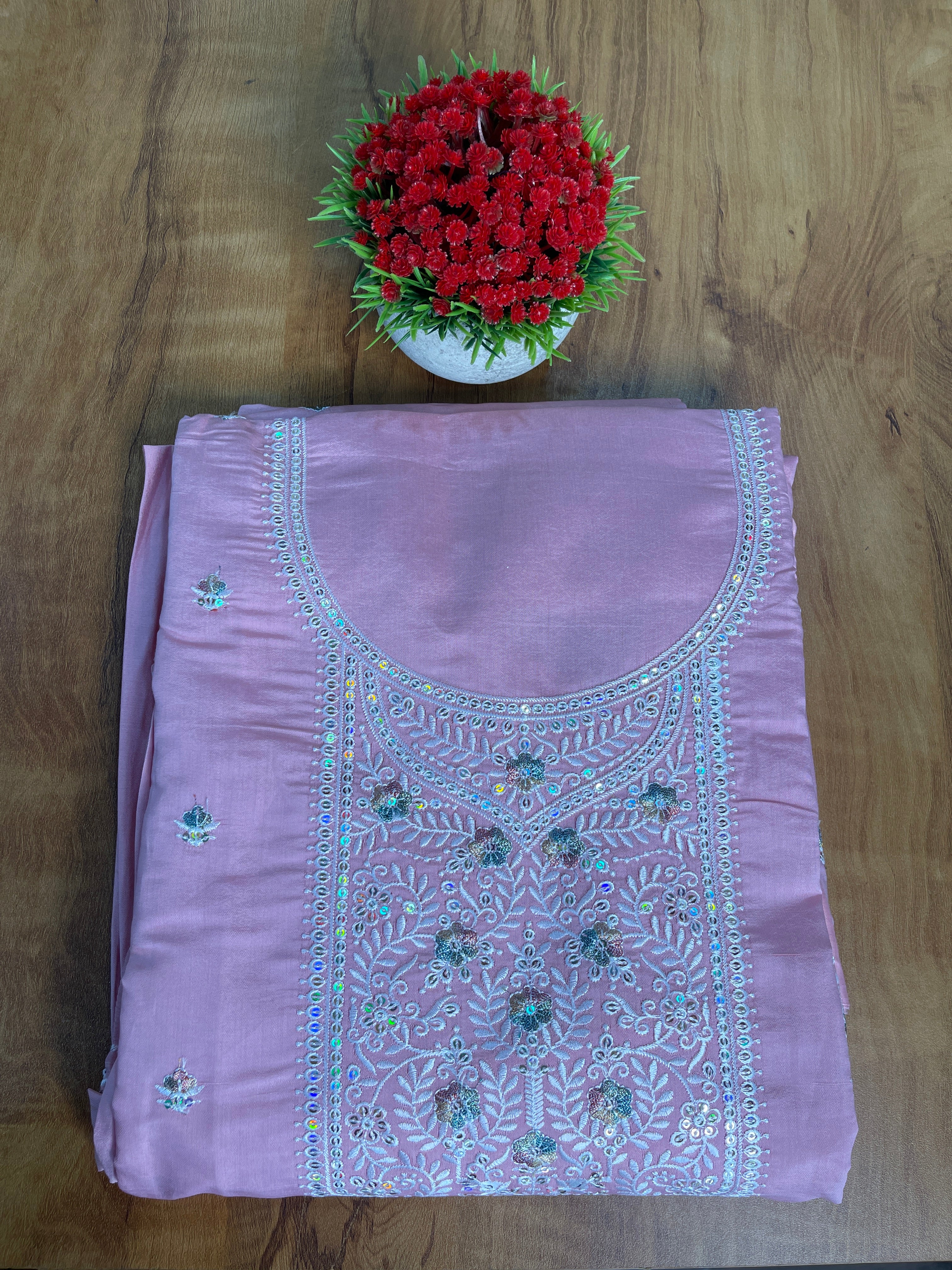 Unstitched Salwar Set