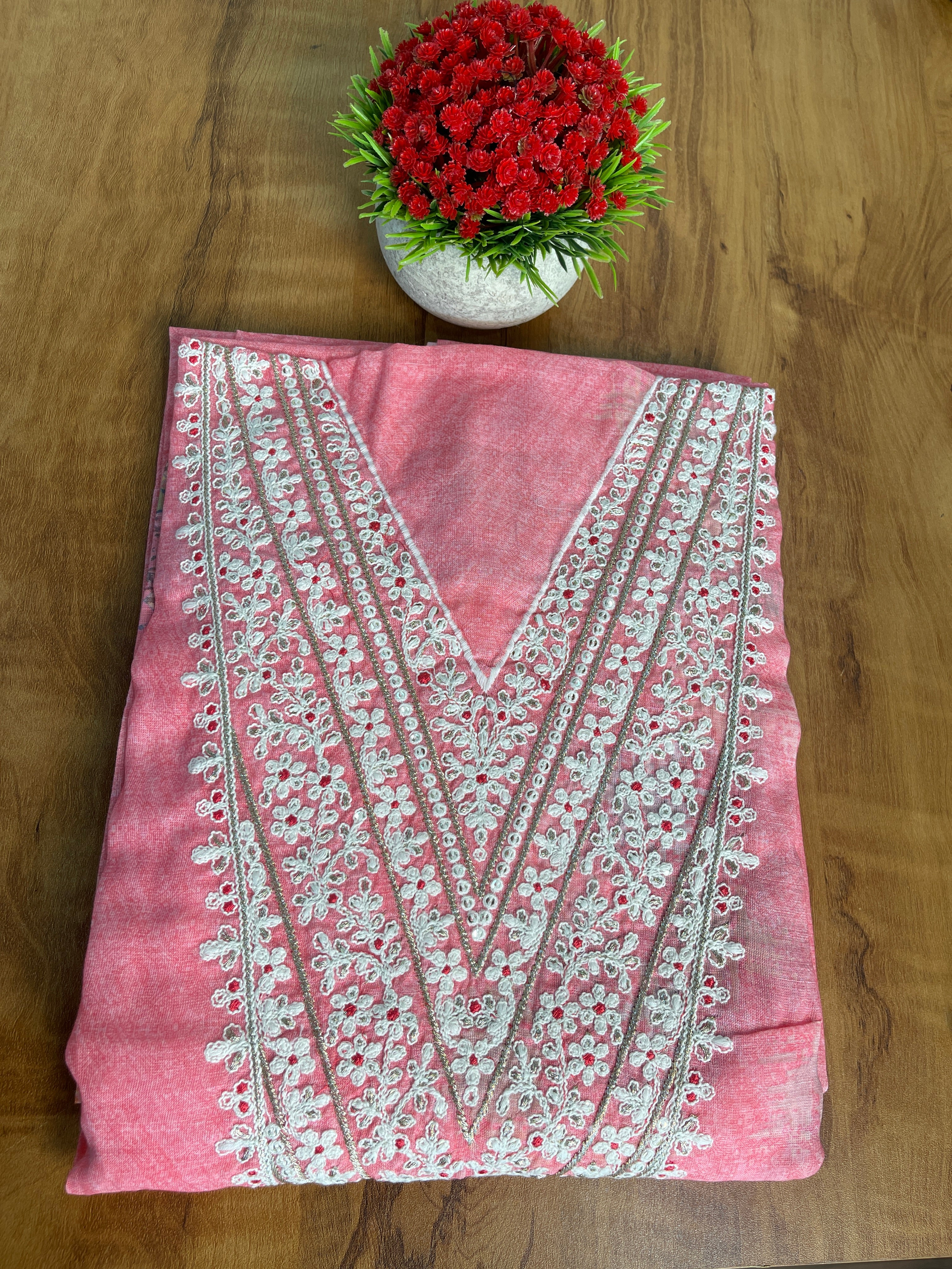 Unstitched Salwar Set