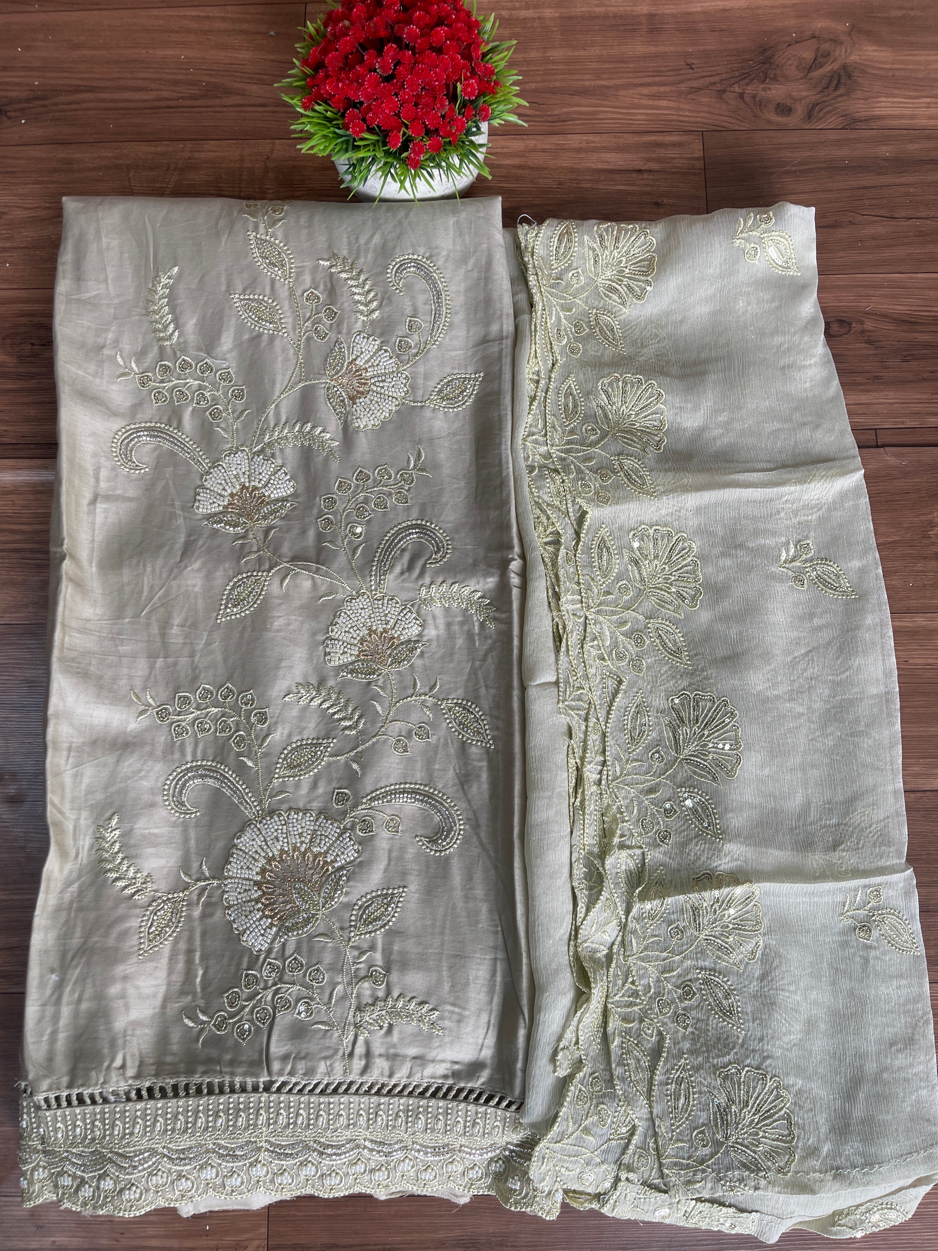 Unstitched Salwar Set