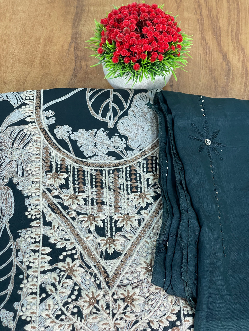 Unstitched Salwar Set