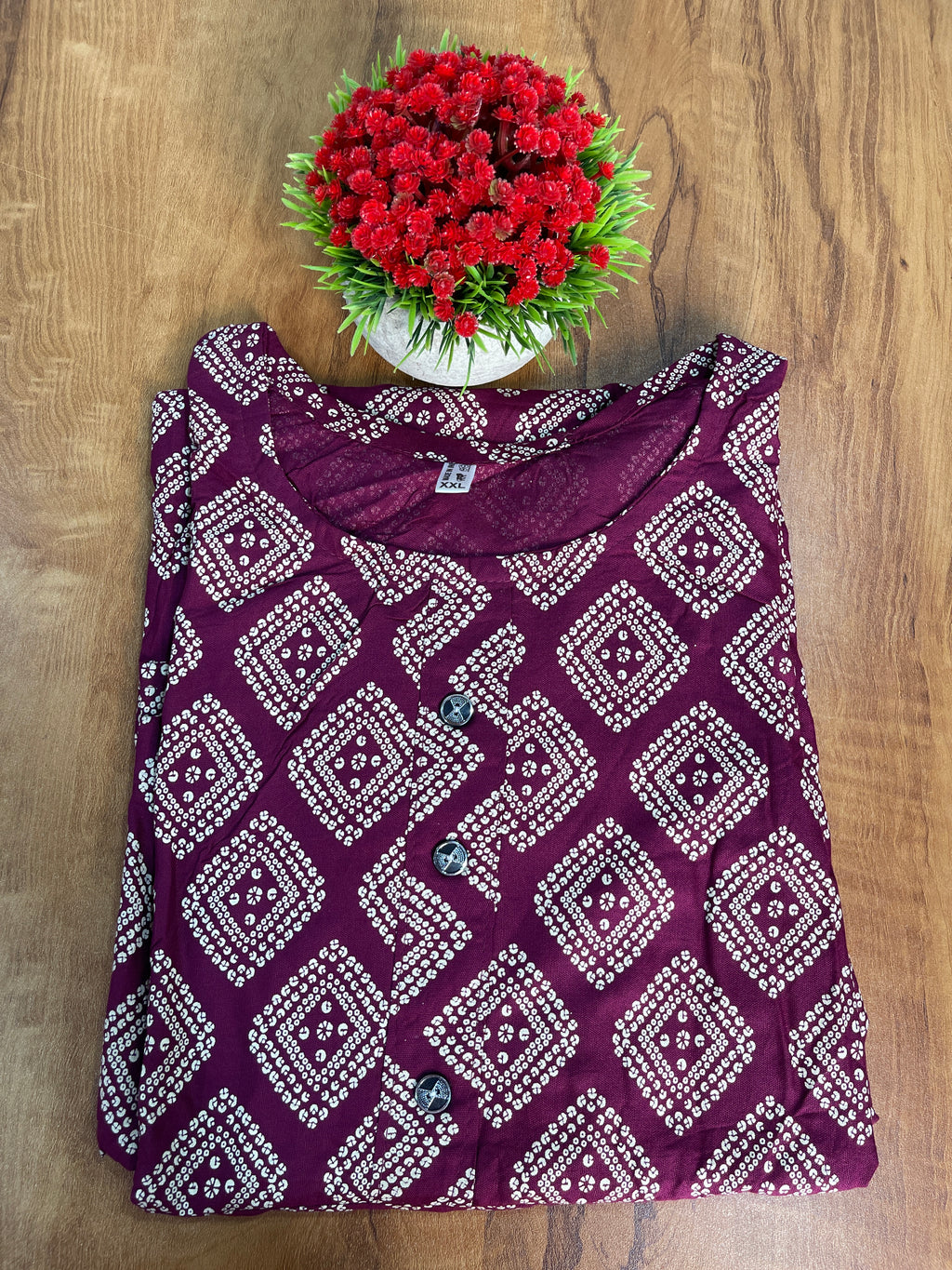Printed Rayon Kurti
