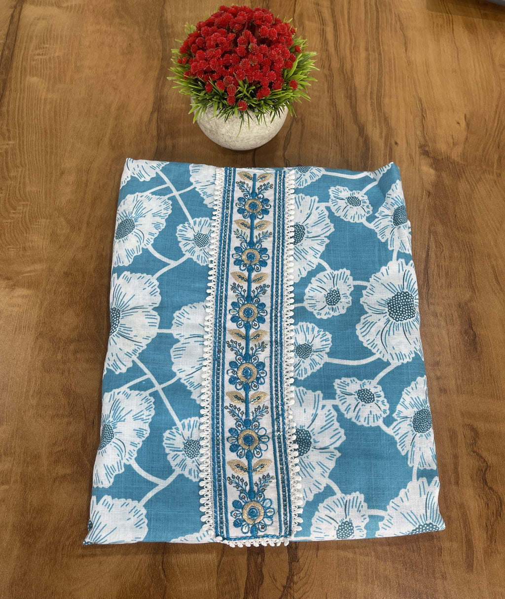 Cotton Printed Unstitched Salwar Set