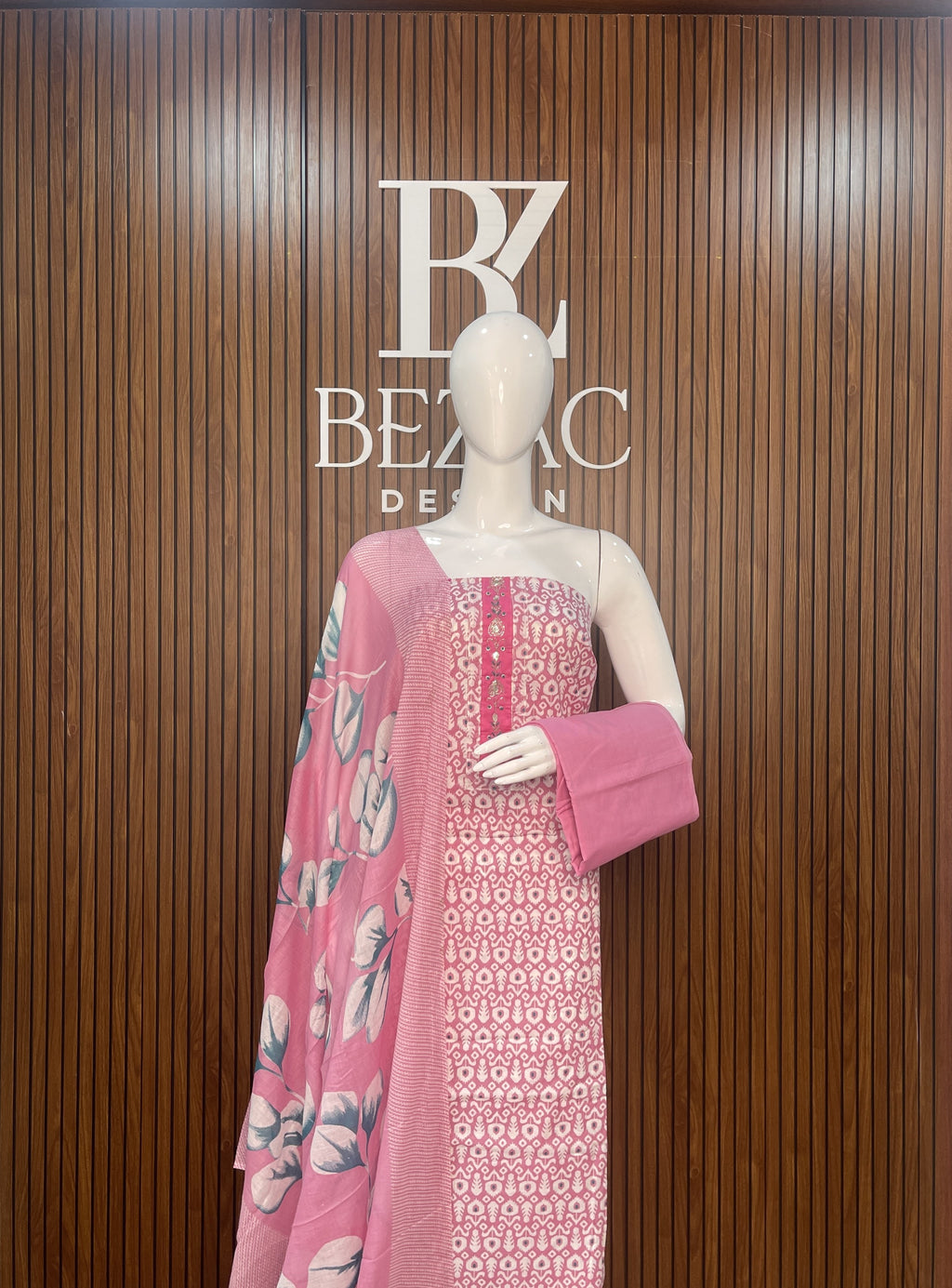 Cotton Printed Unstitched Salwar Set