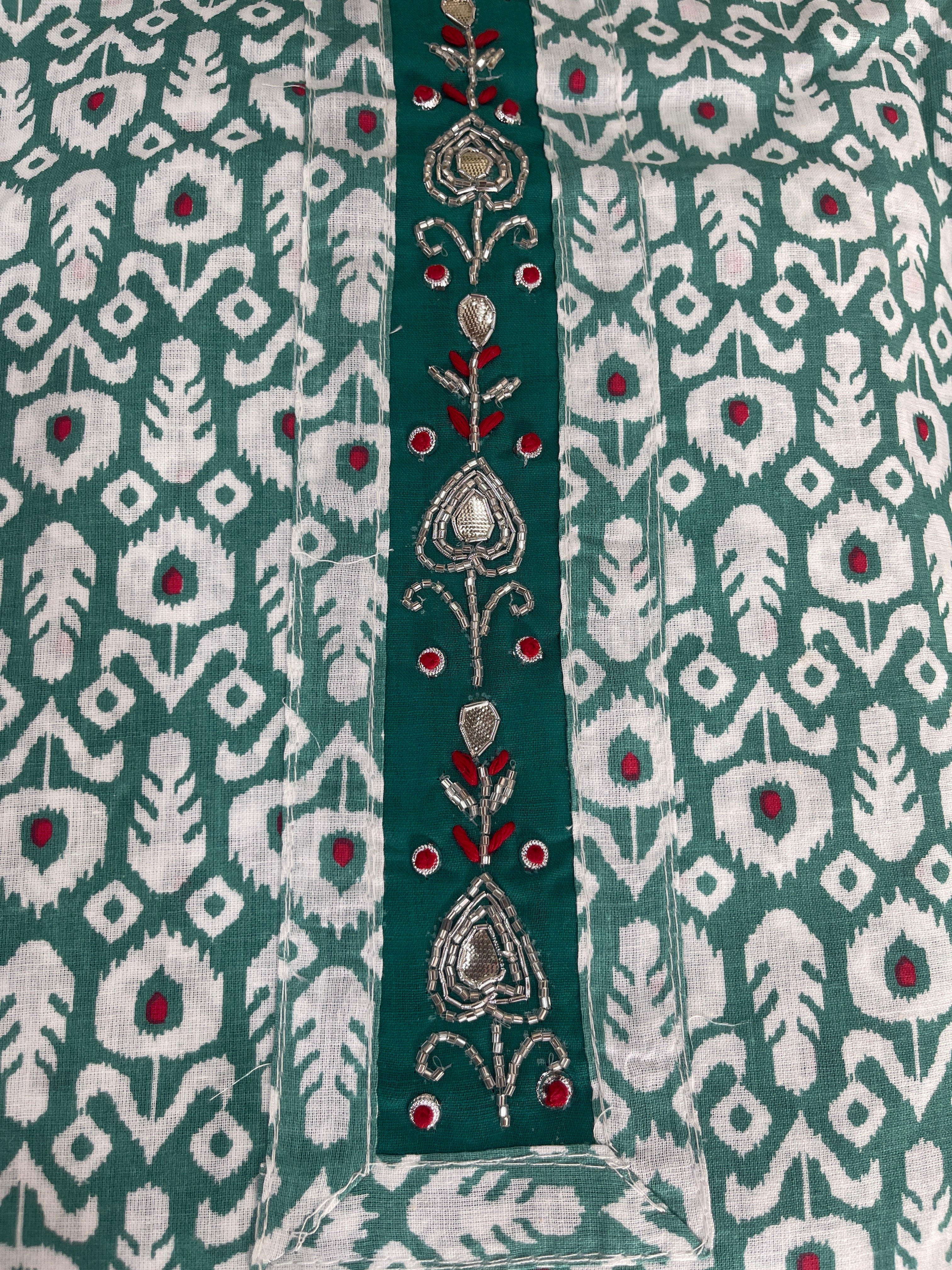 Cotton Printed Unstitched Salwar Set