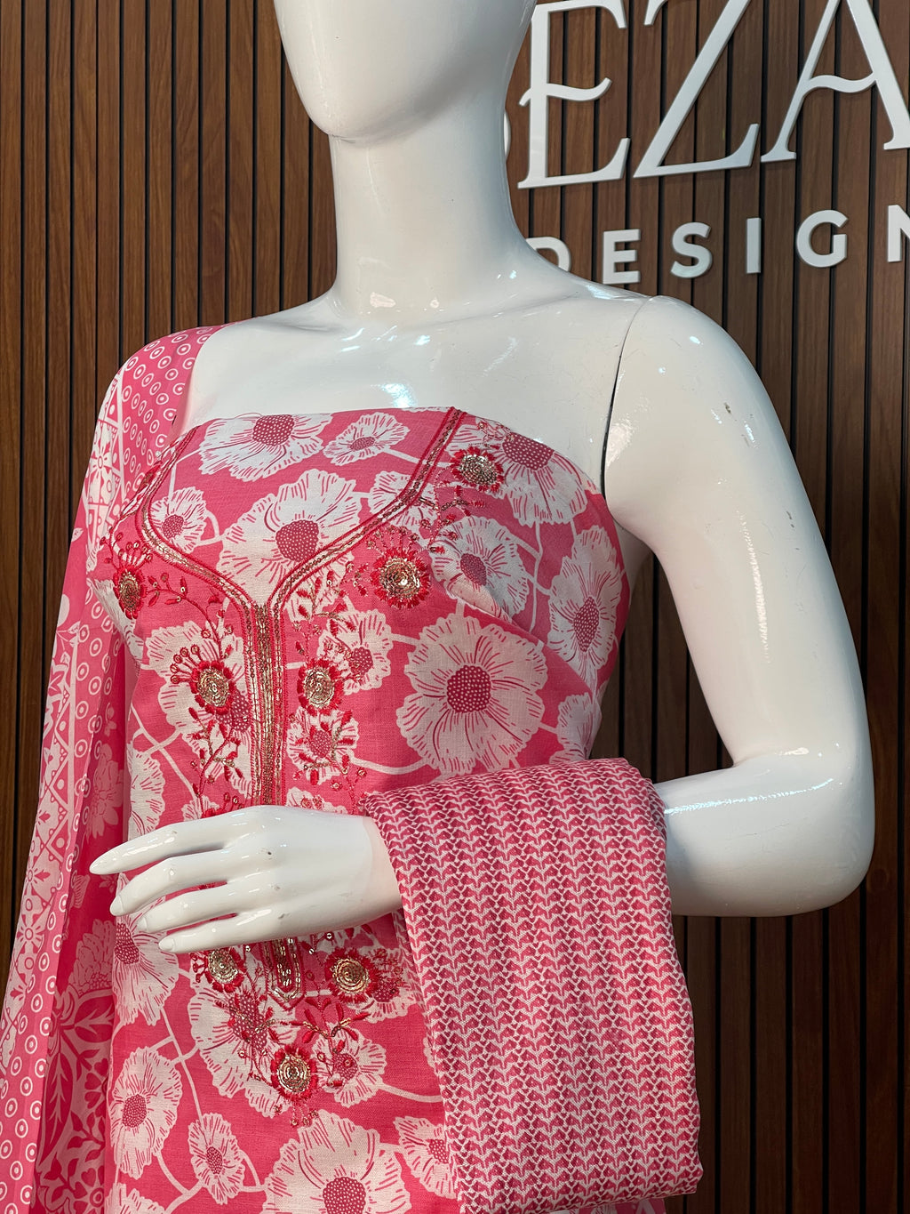 Unstitched Salwar Set