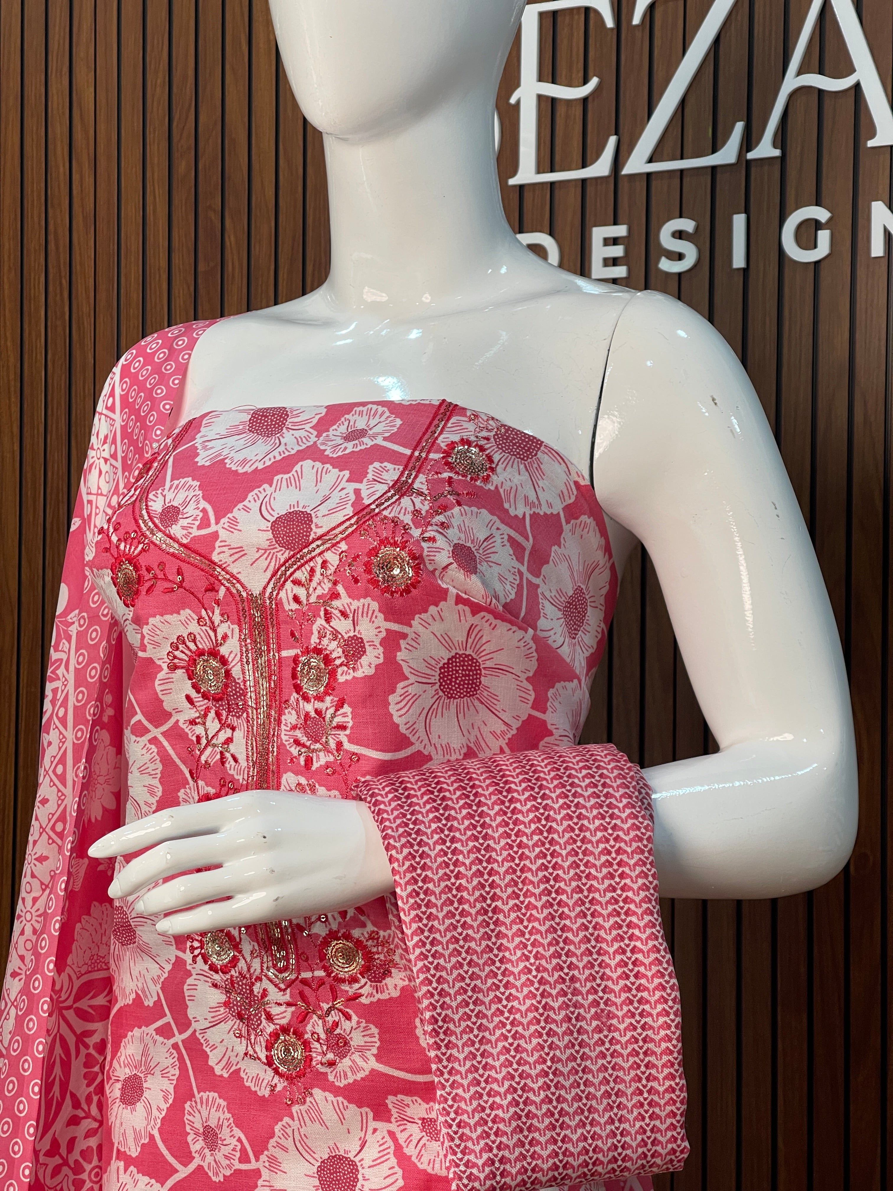 Unstitched Salwar Set