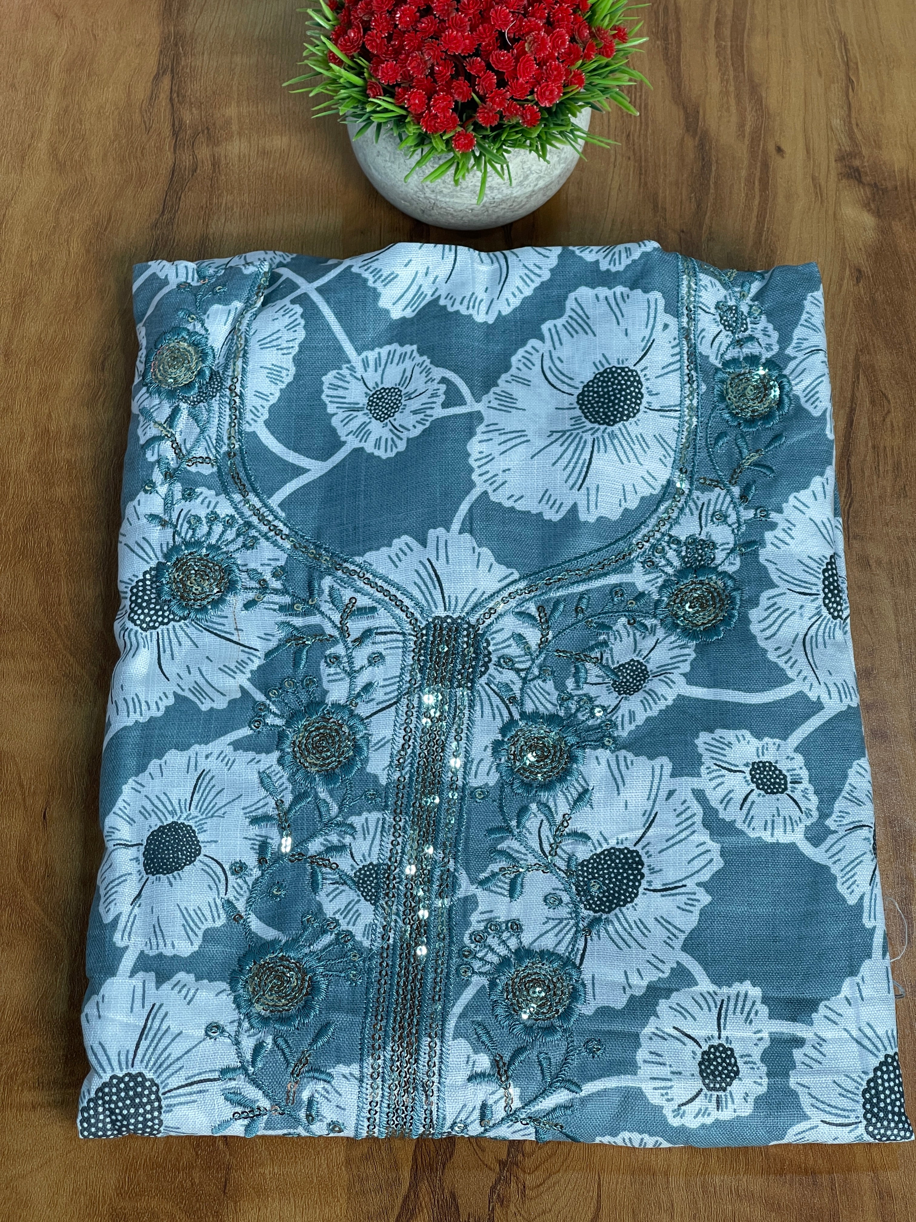 Unstitched Salwar Set