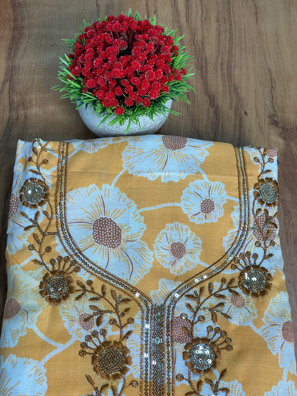 Unstitched Salwar Set