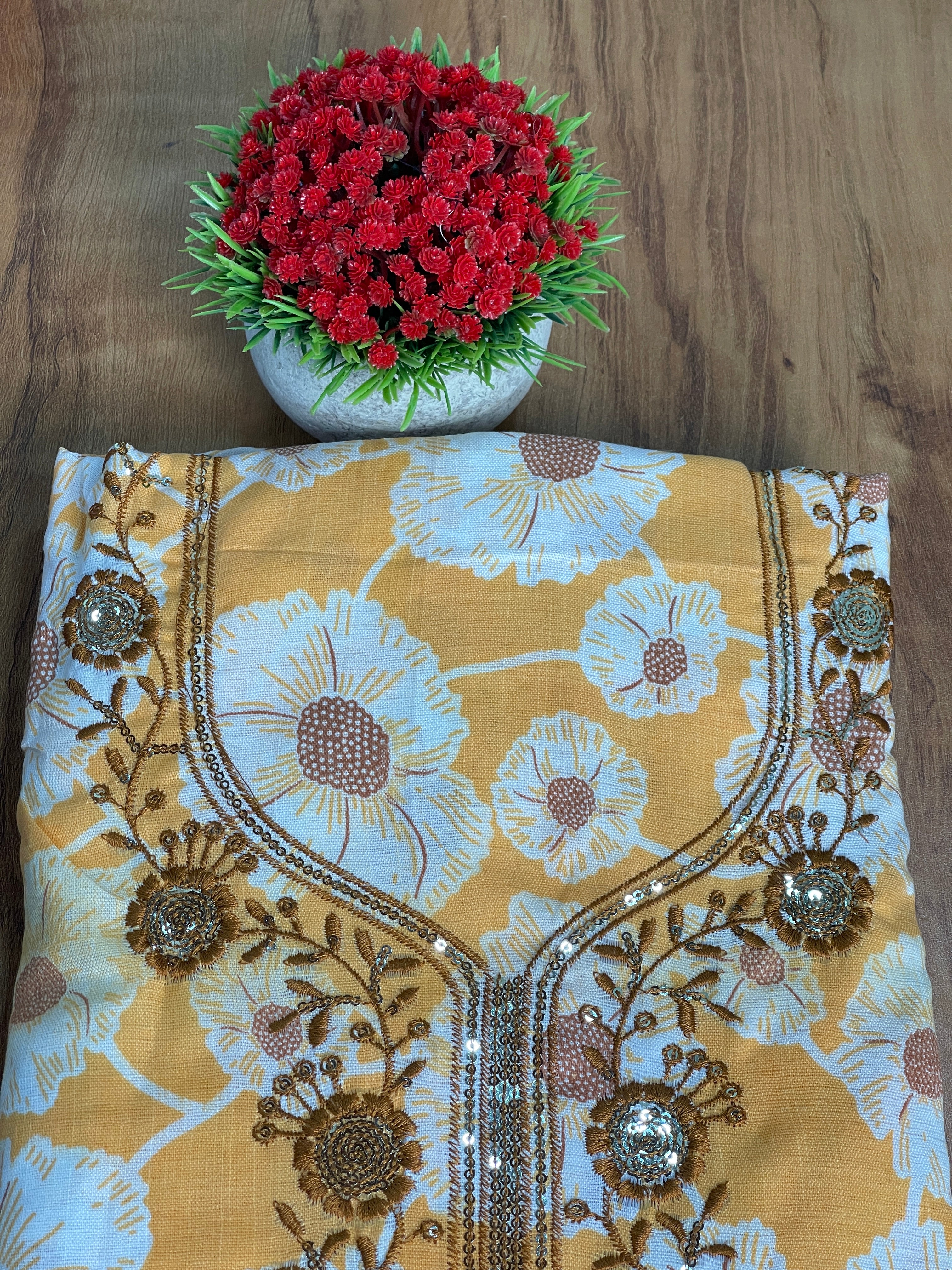 Unstitched Salwar Set