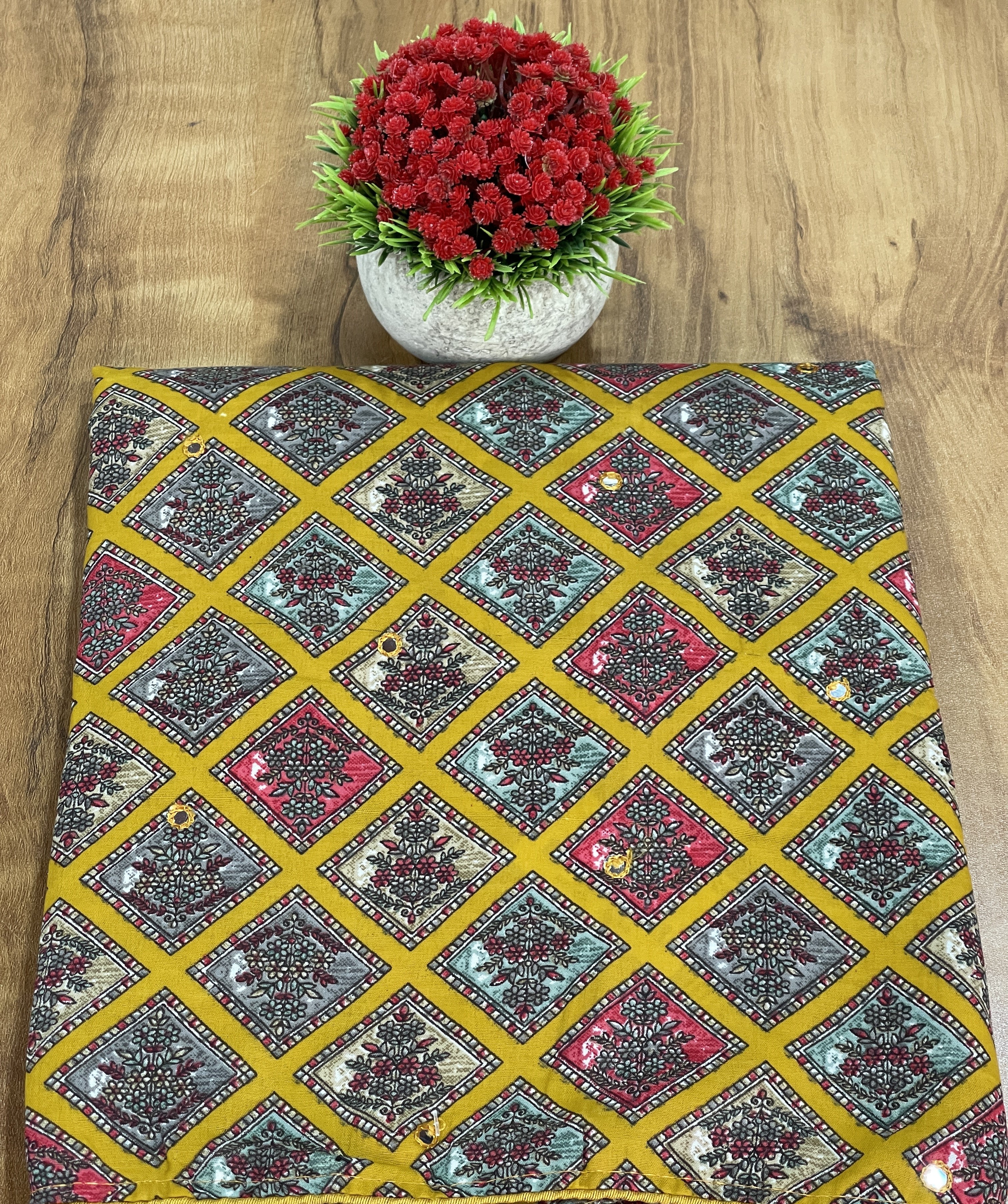 Cotton Printed Unstitched Salwar Set