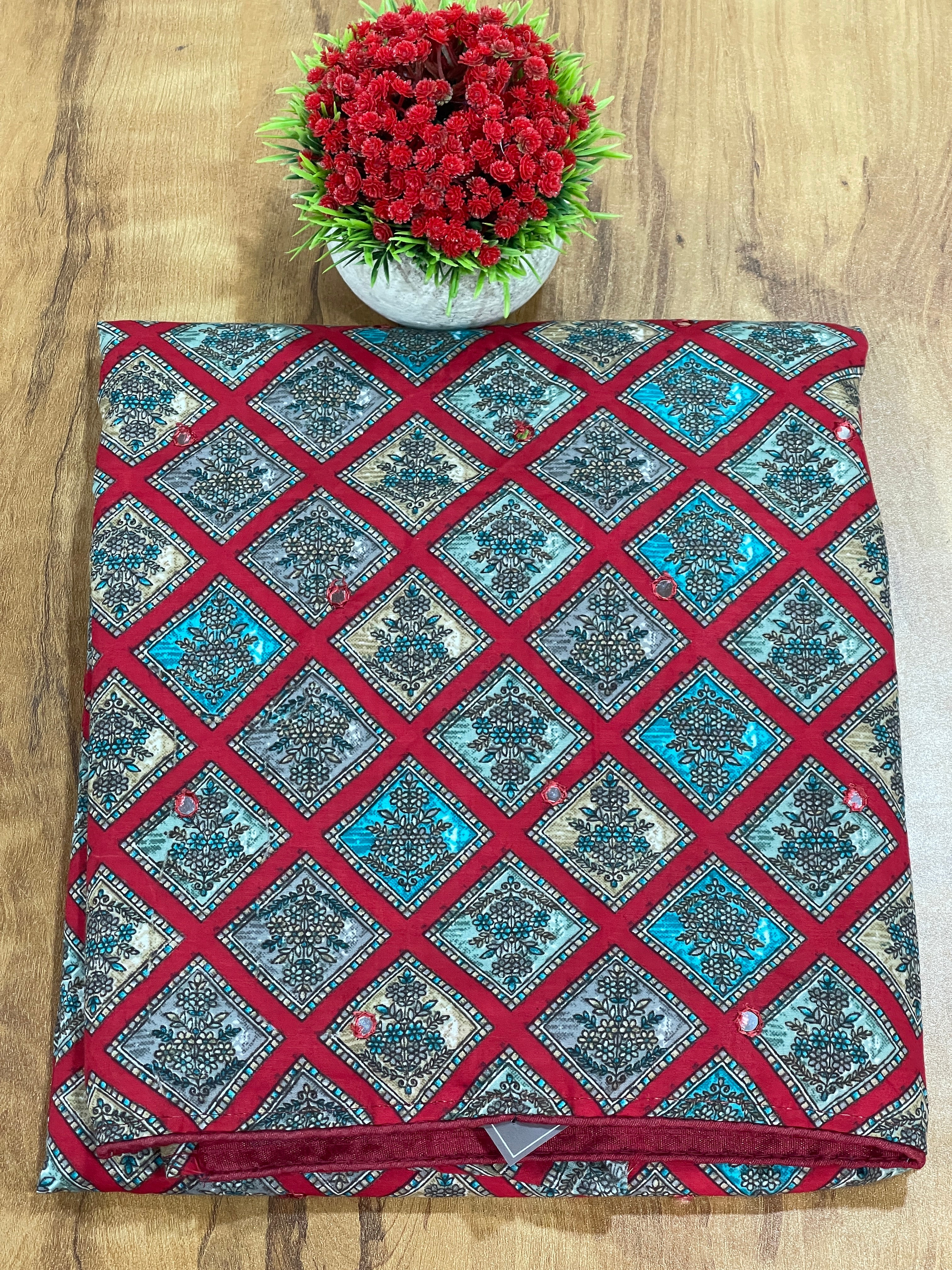 Cotton Printed Unstitched Salwar Set