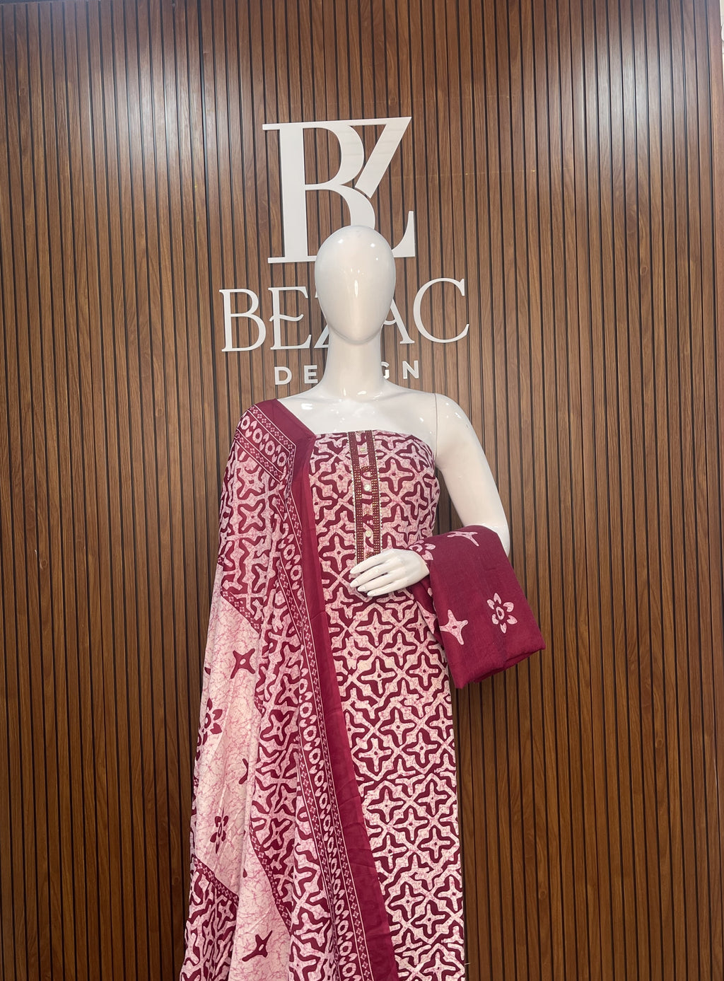 Cotton Printed Unstitched Salwar Set