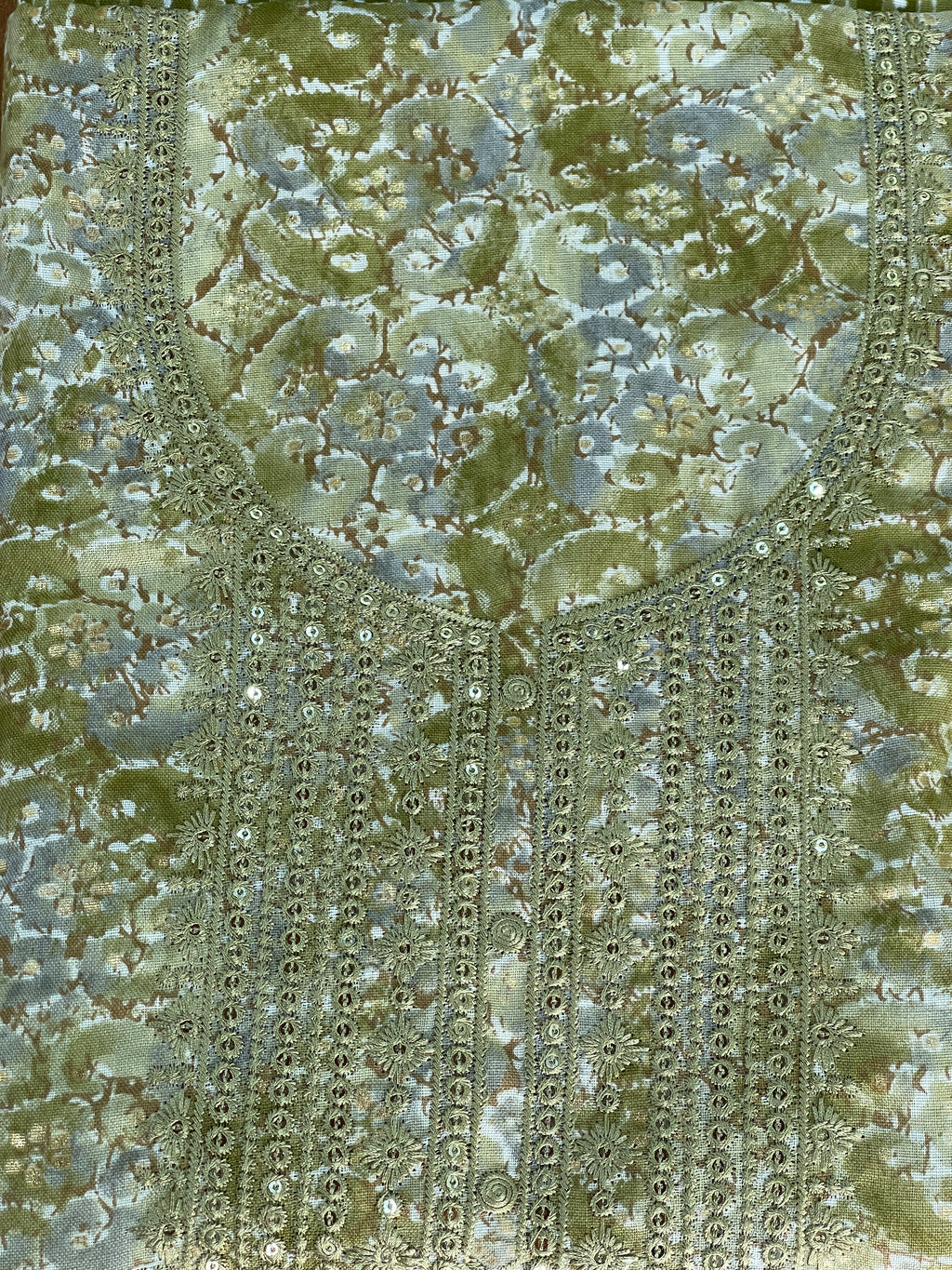 Unstitched Salwar Set