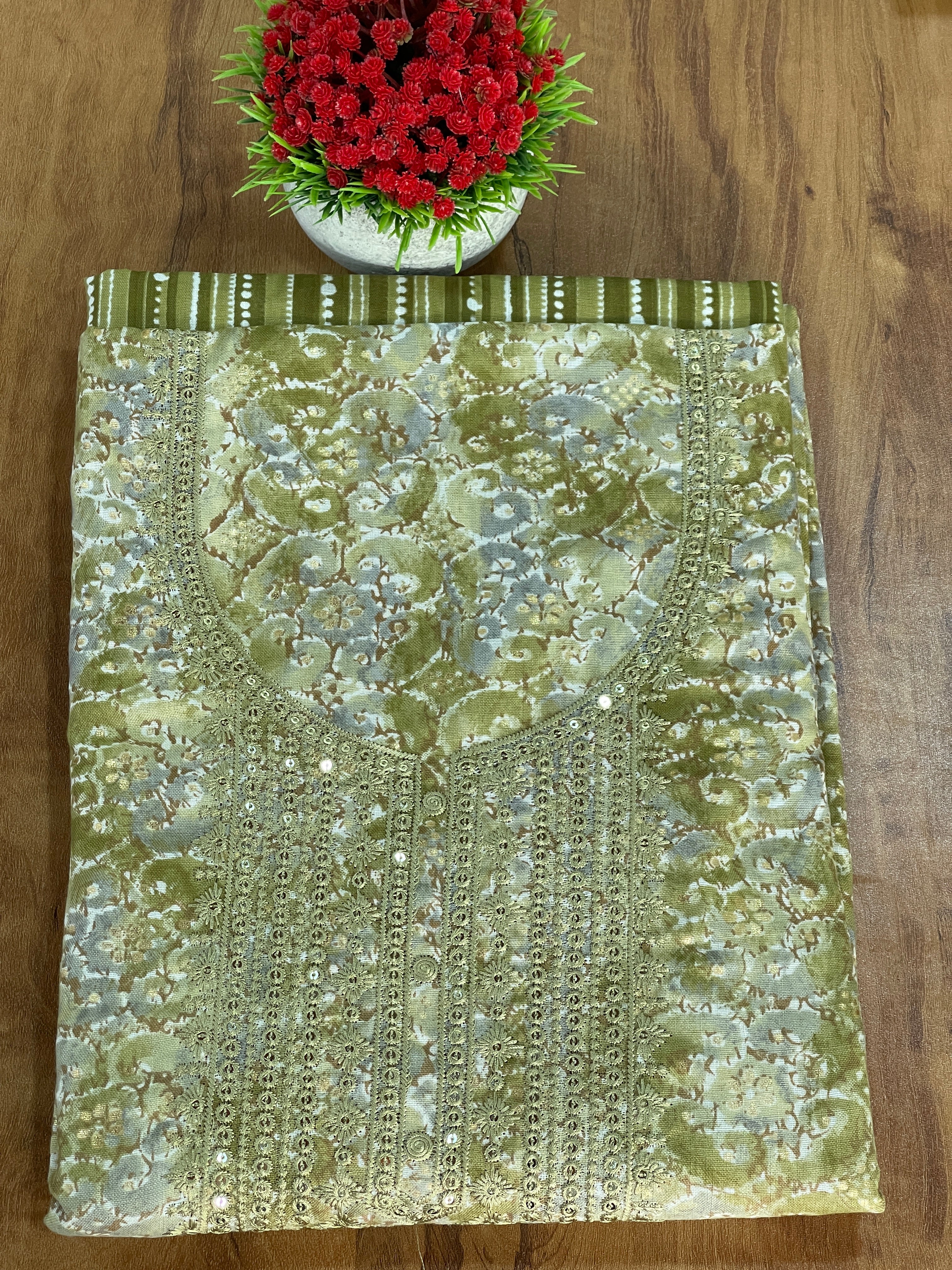 Unstitched Salwar Set