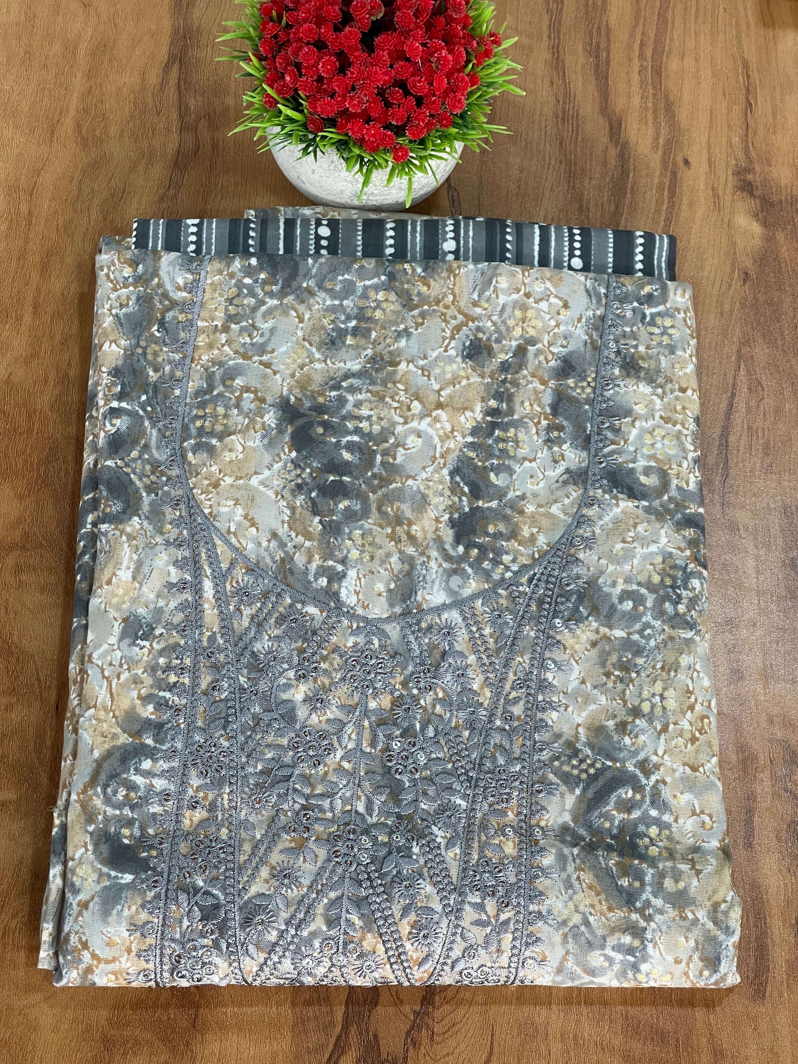 Unstitched Salwar Set