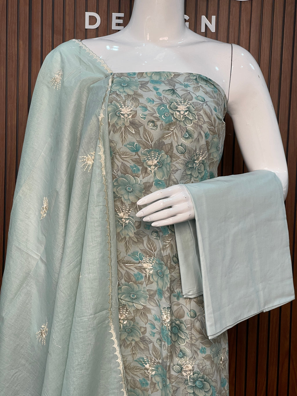 Unstitched Salwar Set