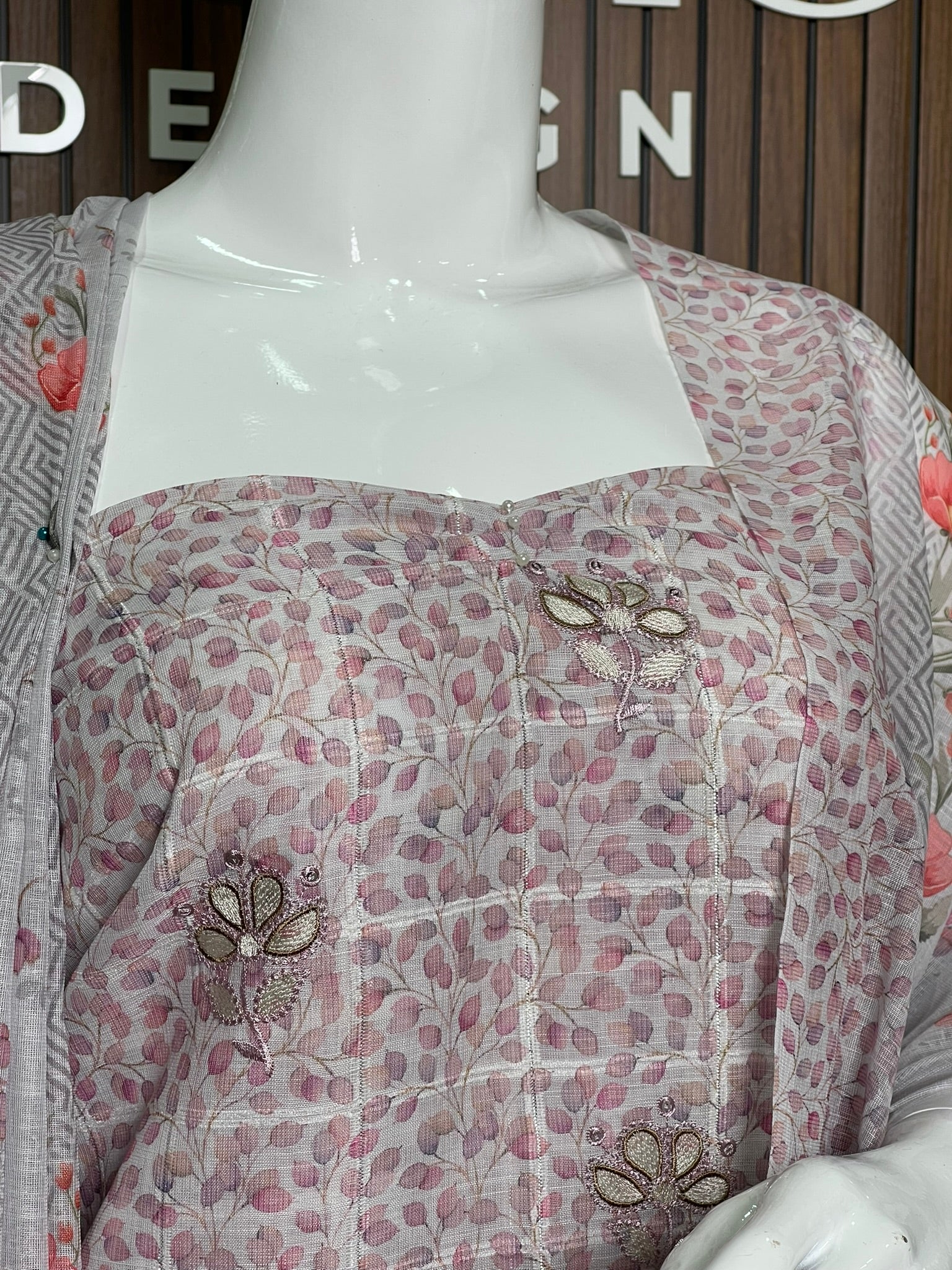 Unstitched Salwar Set