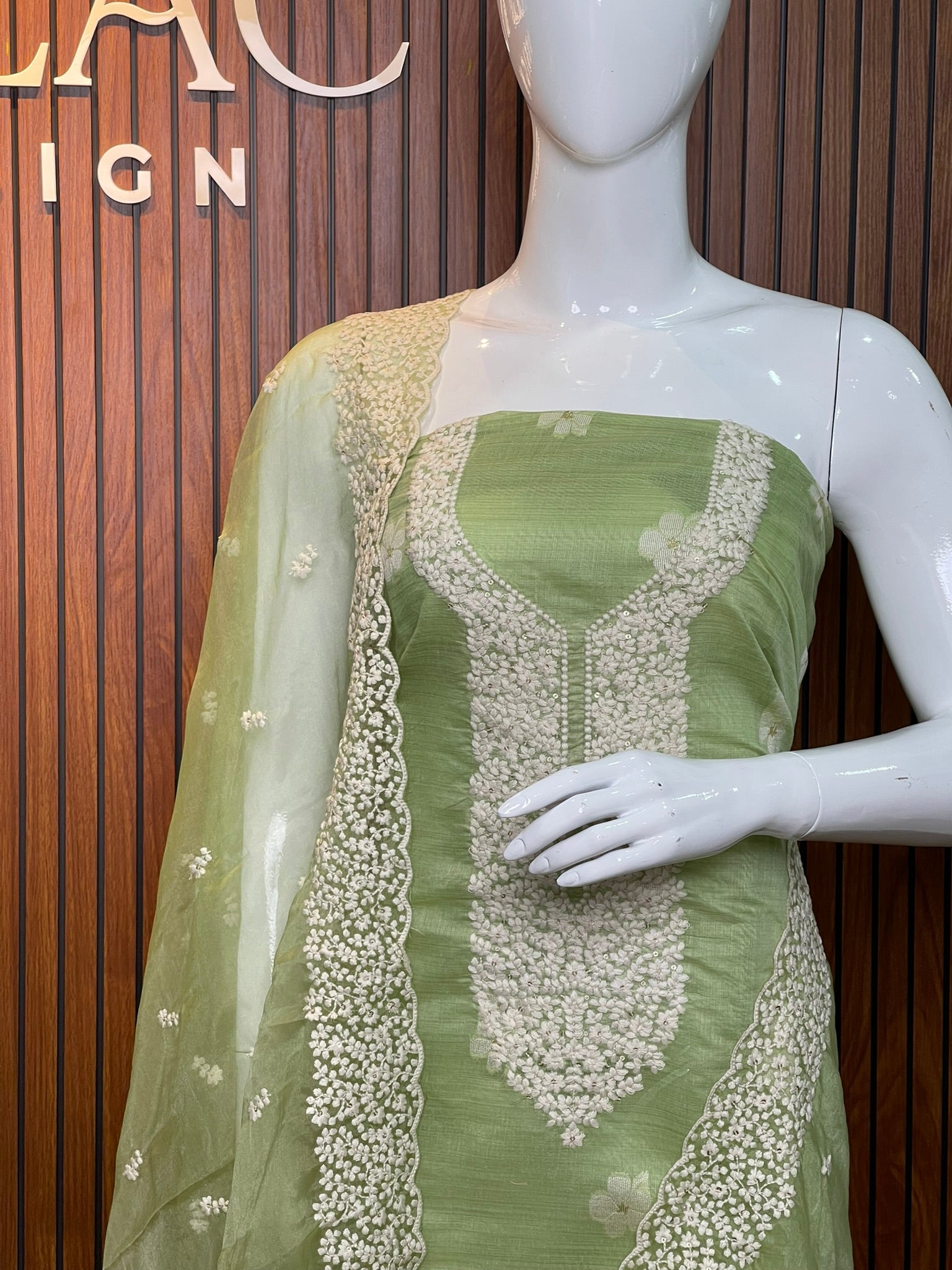 Unstitched Salwar Set