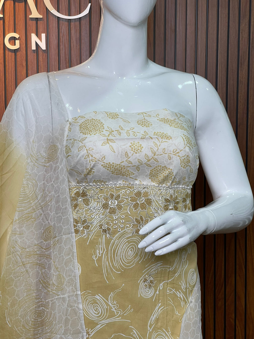 Unstitched Salwar Set