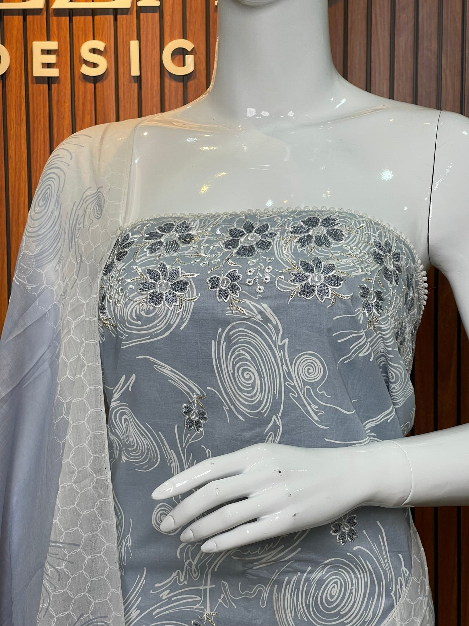 Unstitched Salwar Set