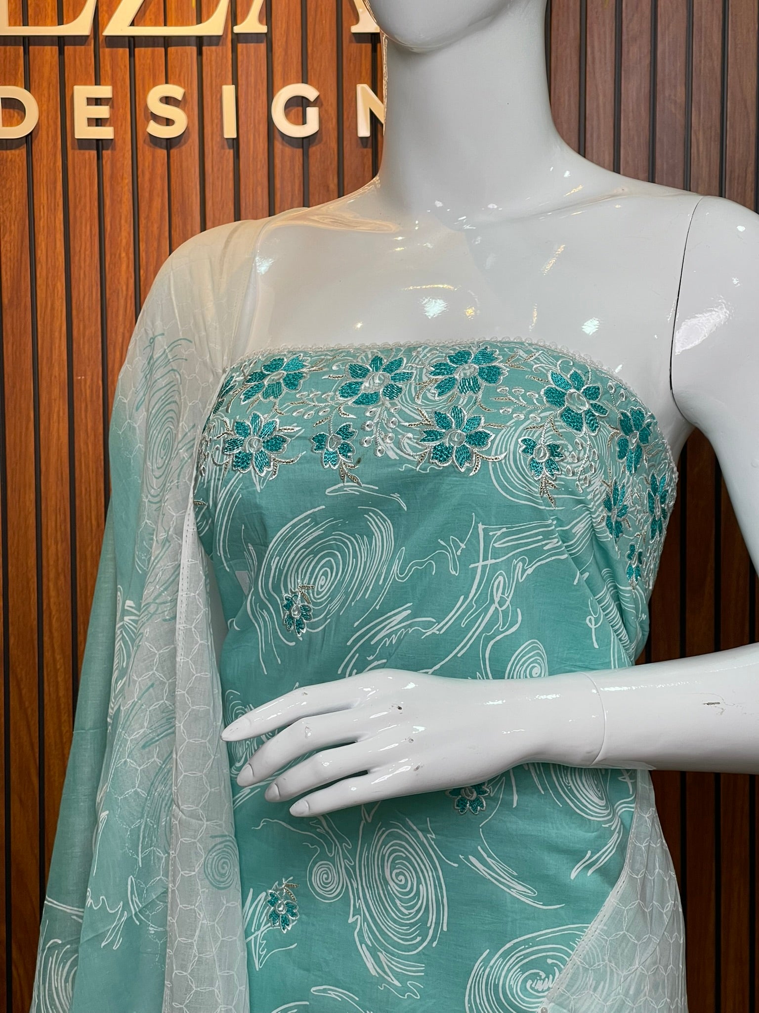 Unstitched Salwar Set