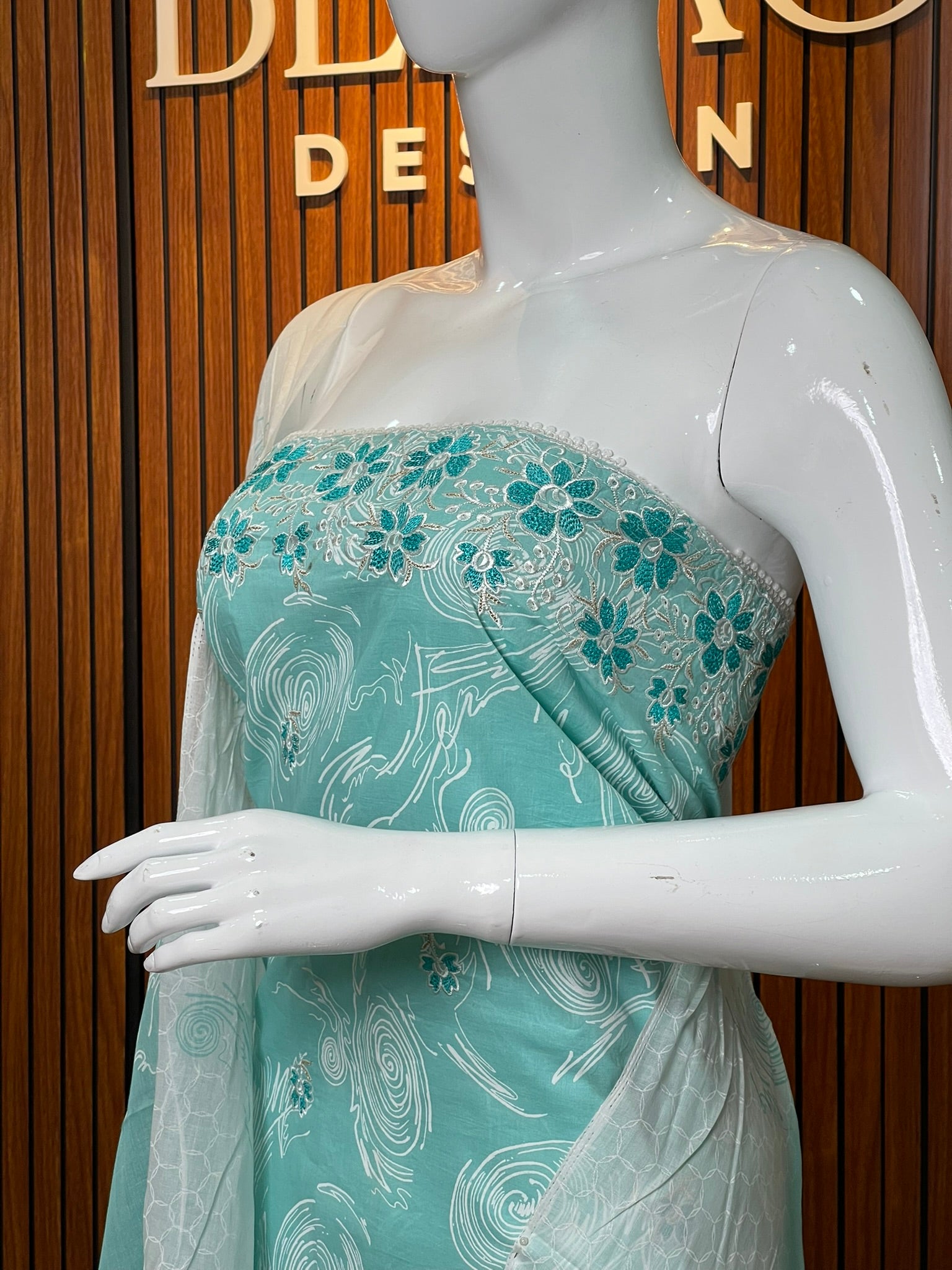 Unstitched Salwar Set