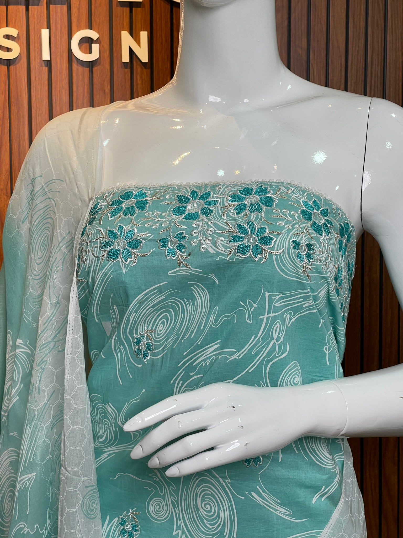 Unstitched Salwar Set