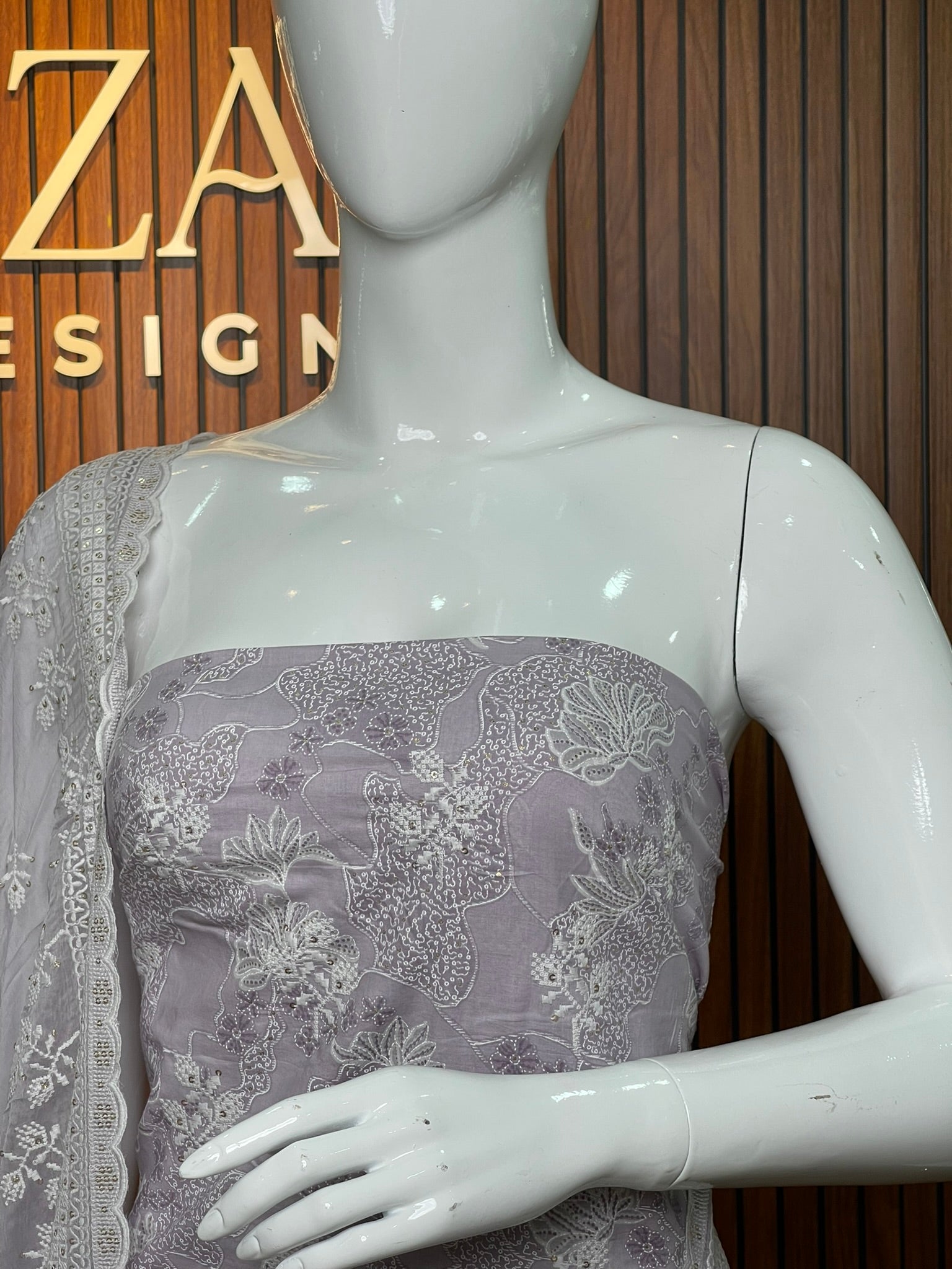 Unstitched Salwar Set